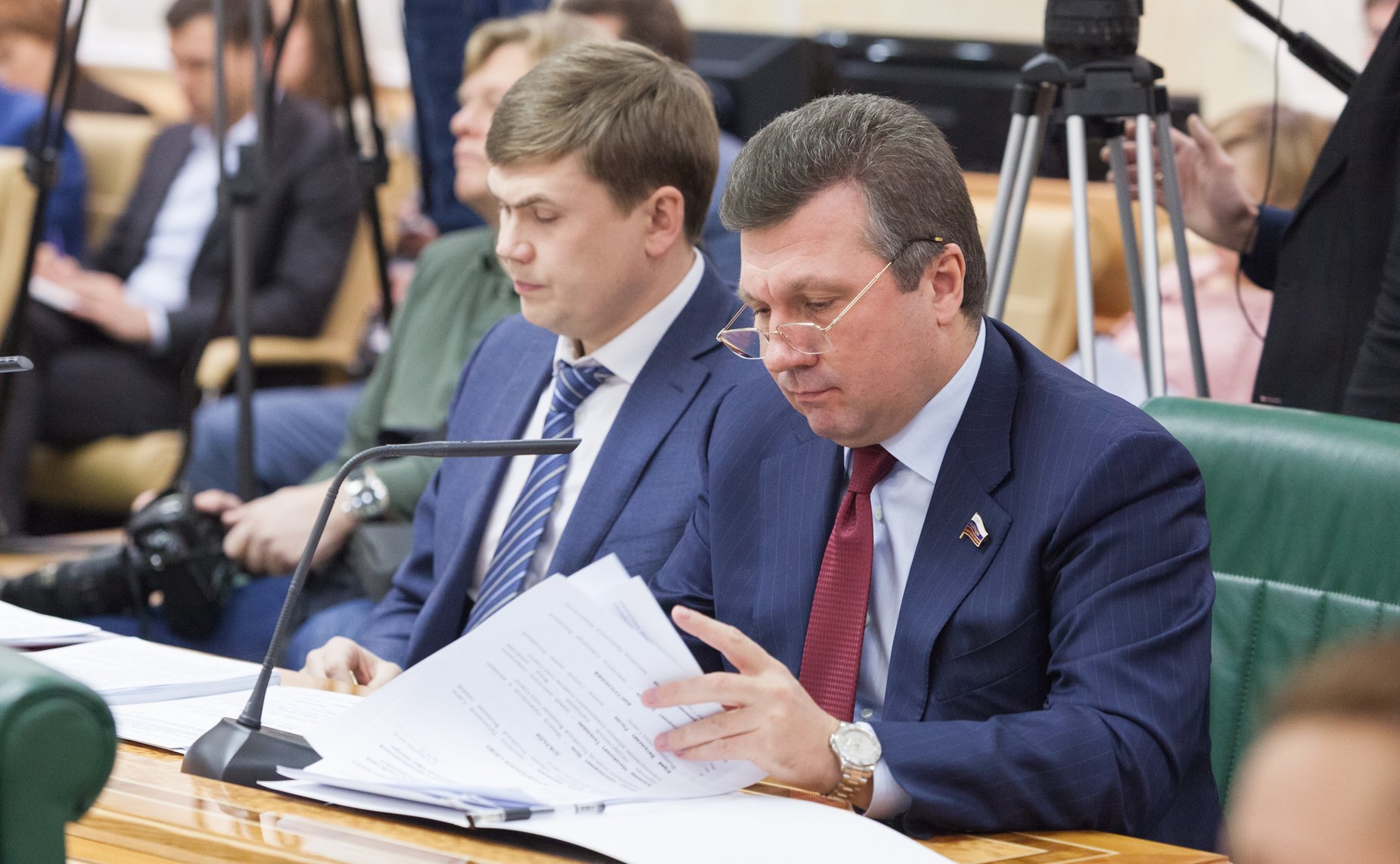 Заседание совета при Председателе СФ по вопросам жилищного строительства и содействия развитию ЖКХ Васильев