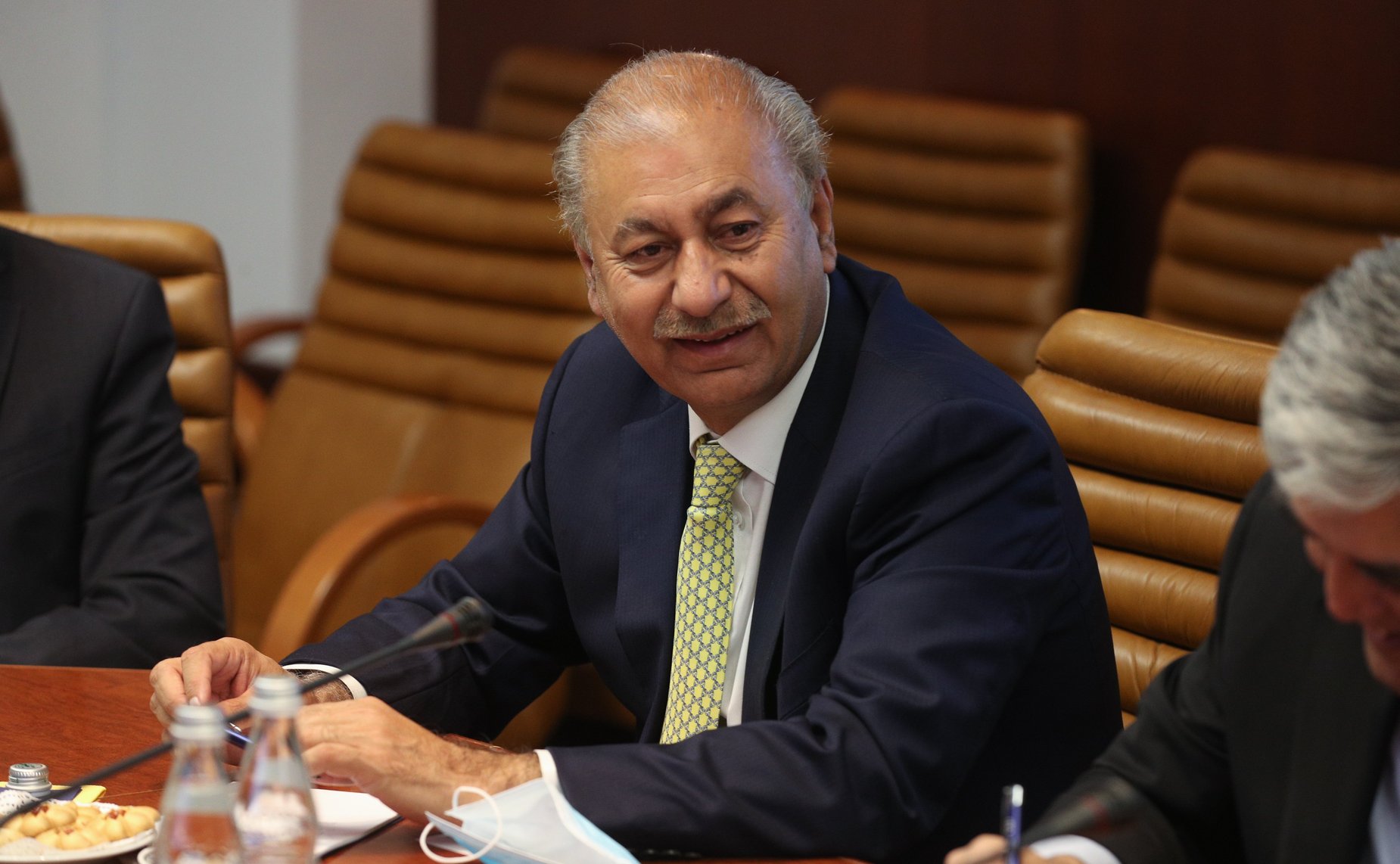 Встреча председателя Комитета СФ по международным делам Григория Карасина с лидером фракции «Движение за справедливость» в Сенате Исламской Республики Пакистан