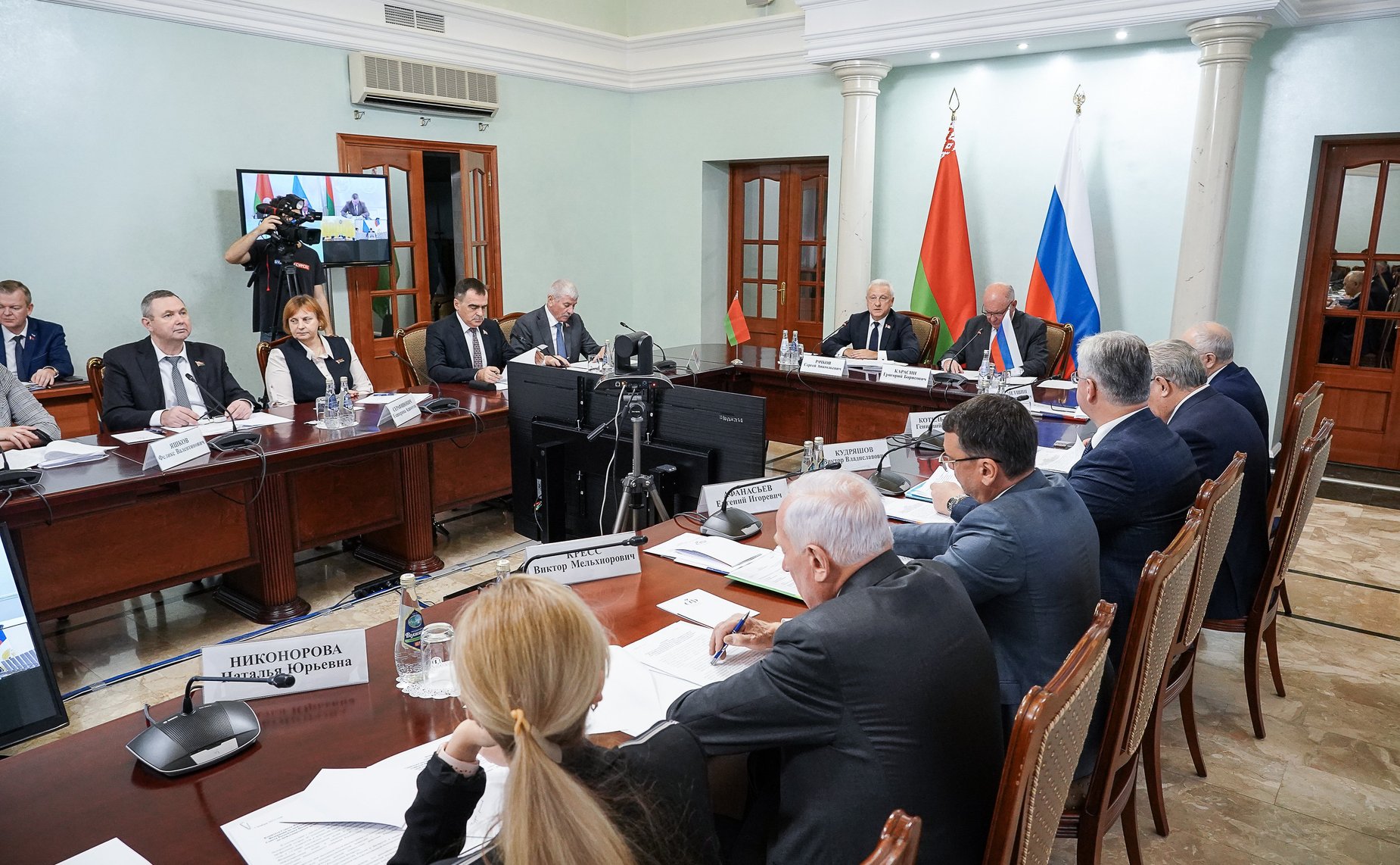 Совместное заседание Комитета СФ по международным делам и Постоянной комиссии Совета Республики Национального собрания Республики Беларусь по международным делам и национальной безопасности