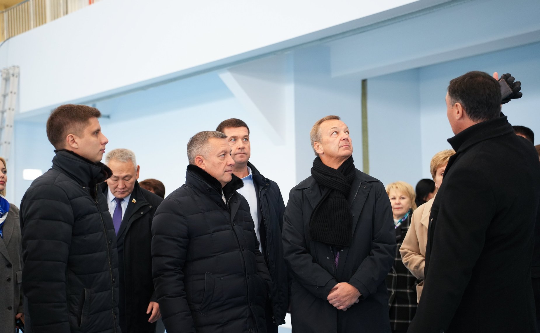 Сенаторы провели осмотр строящейся общеобразовательной школы г. Иркутска