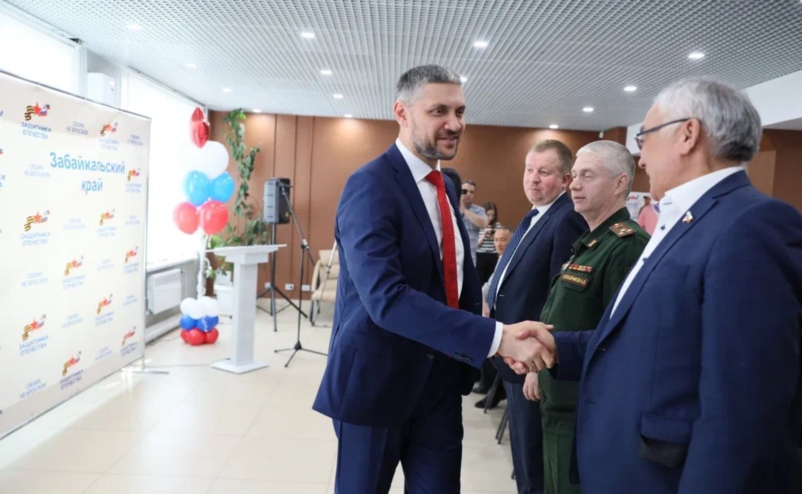 Баир Жамсуев принял участие в торжественном мероприятии по случаю годовщины со дня образования регионального филиала государственного фонда «Защитники Отечества»