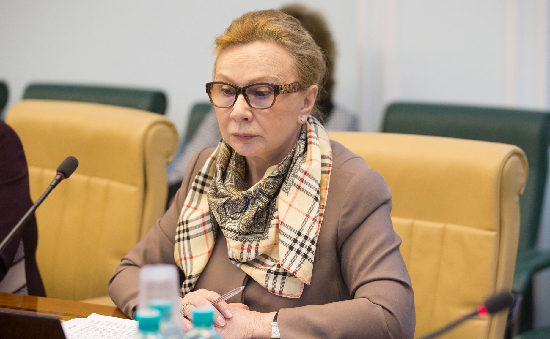 Л. Косткина Расширенное заседание Комитета СФ по социальной политике с участием представителей органов государственной власти Ленинградской области