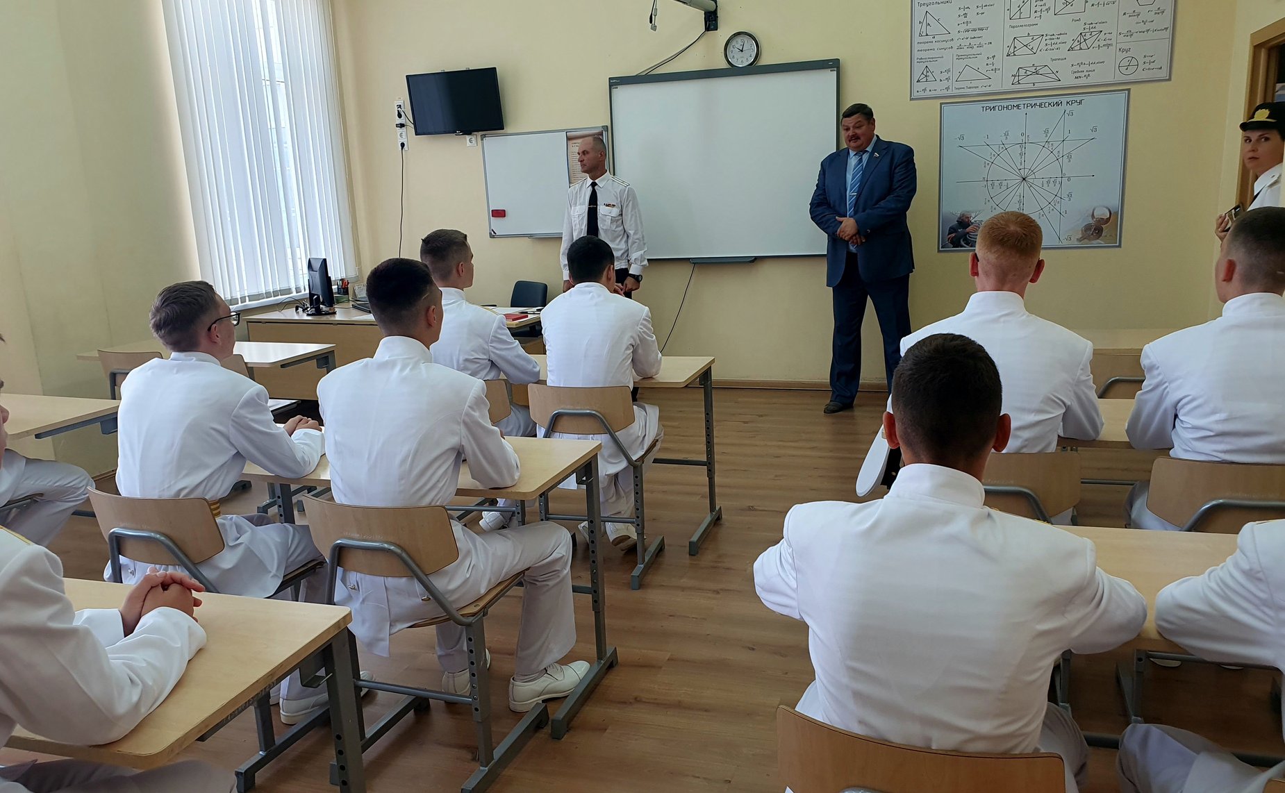 Сергей Колбин поздравил с началом учебного года воспитанников филиала «Нахимовского военно-морского училища» МО РФ