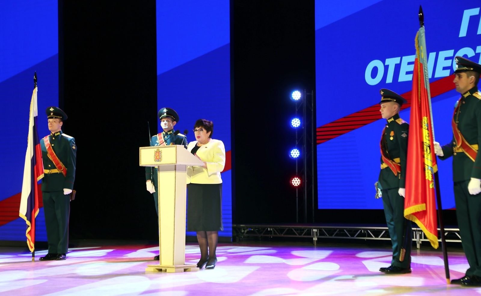 Во Владимирской области Ольга Хохлова приняла участие в патриотических мероприятиях