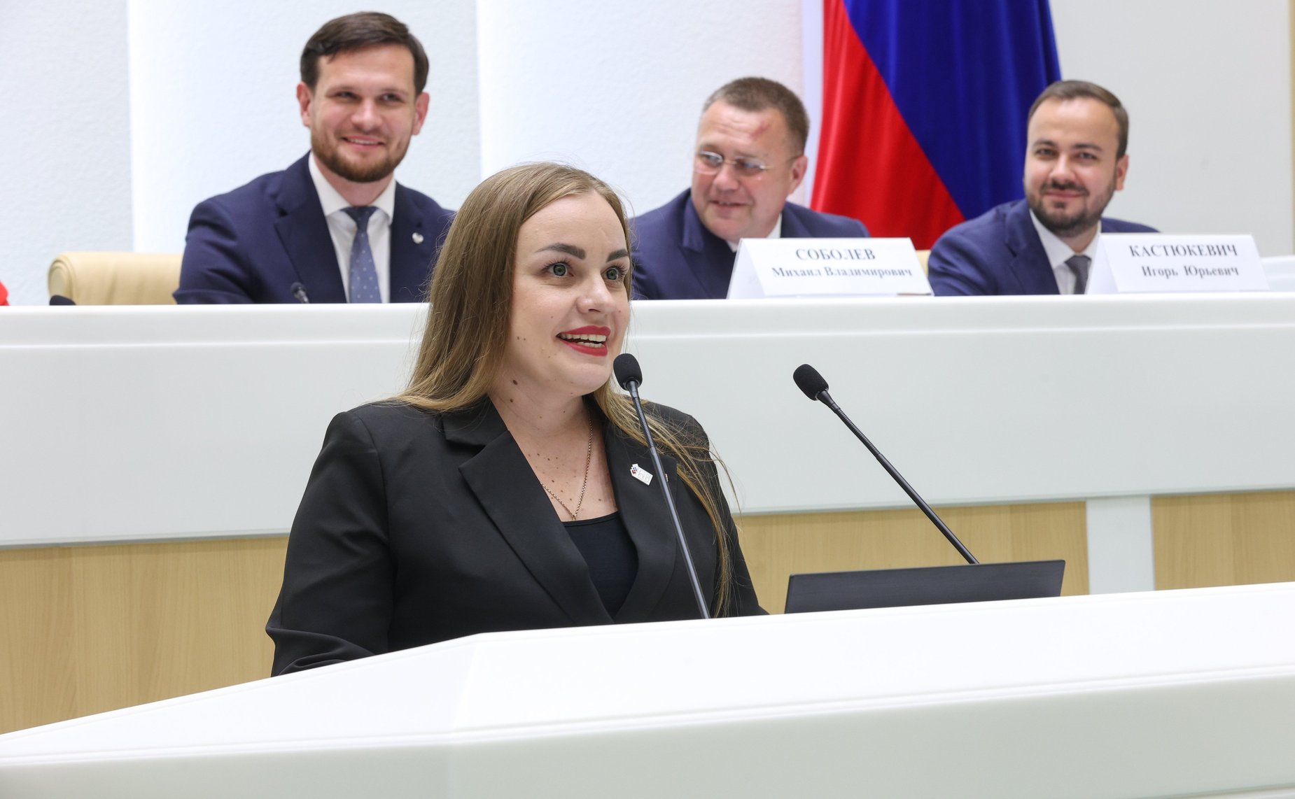 Заседание Палаты молодых законодателей при Совете Федерации