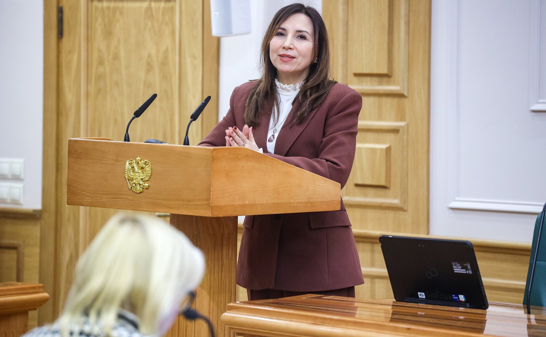 Встреча председателя Комитета СФ по науке, образованию и культуре Лилии Гумеровой с участниками окружных семейно-демографических конференций