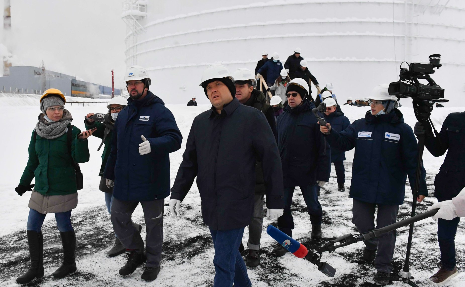 Осмотр хранилища дизельного топлива ТЭЦ — 1