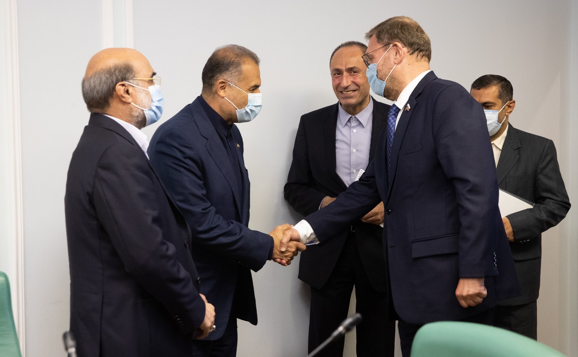 Встреча заместителя Председателя Совета Федерации Константина Косачева с руководителем Гостелерадио Исламской Республики Иран Абдулали Али-Асгари