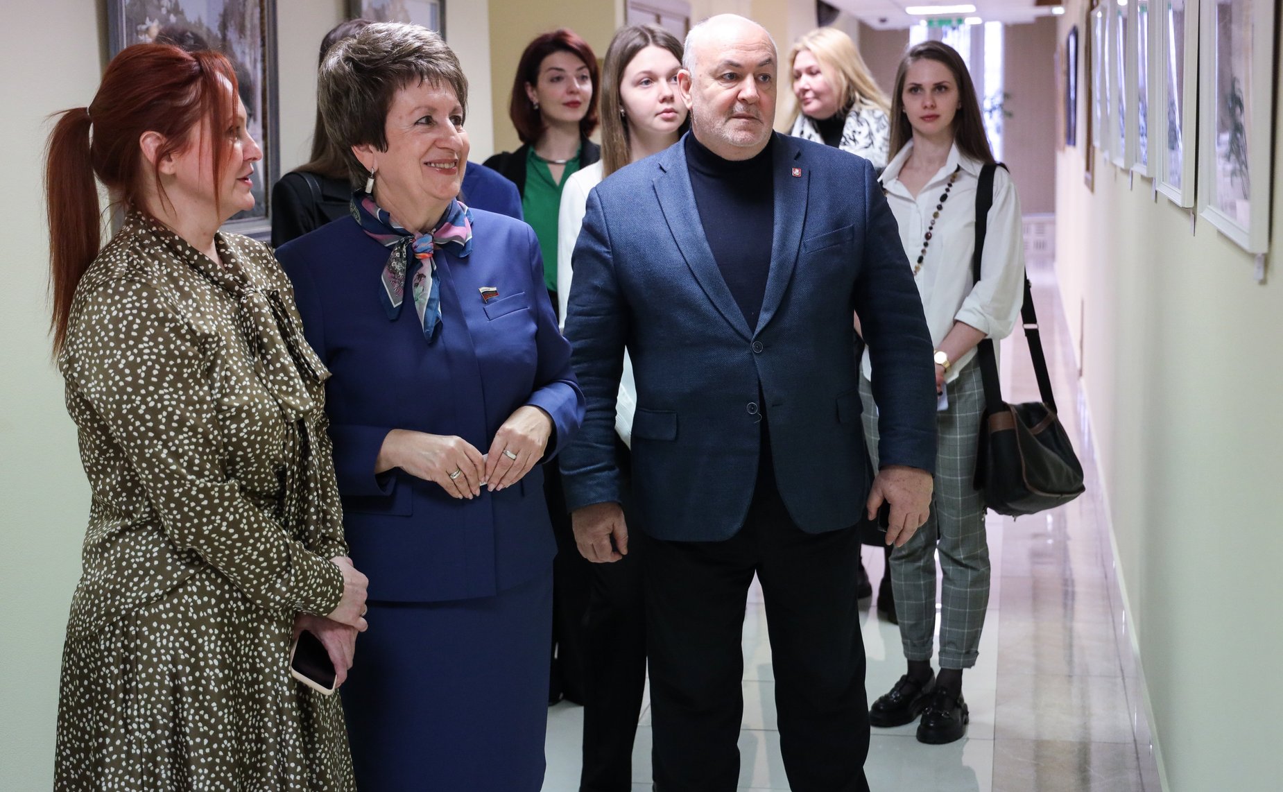 Екатерина Алтабаева приняла участие в торжественном открытии художественной выставки «Из Севастополя с любовью…», приуроченной к 10-летию «Русской весны»
