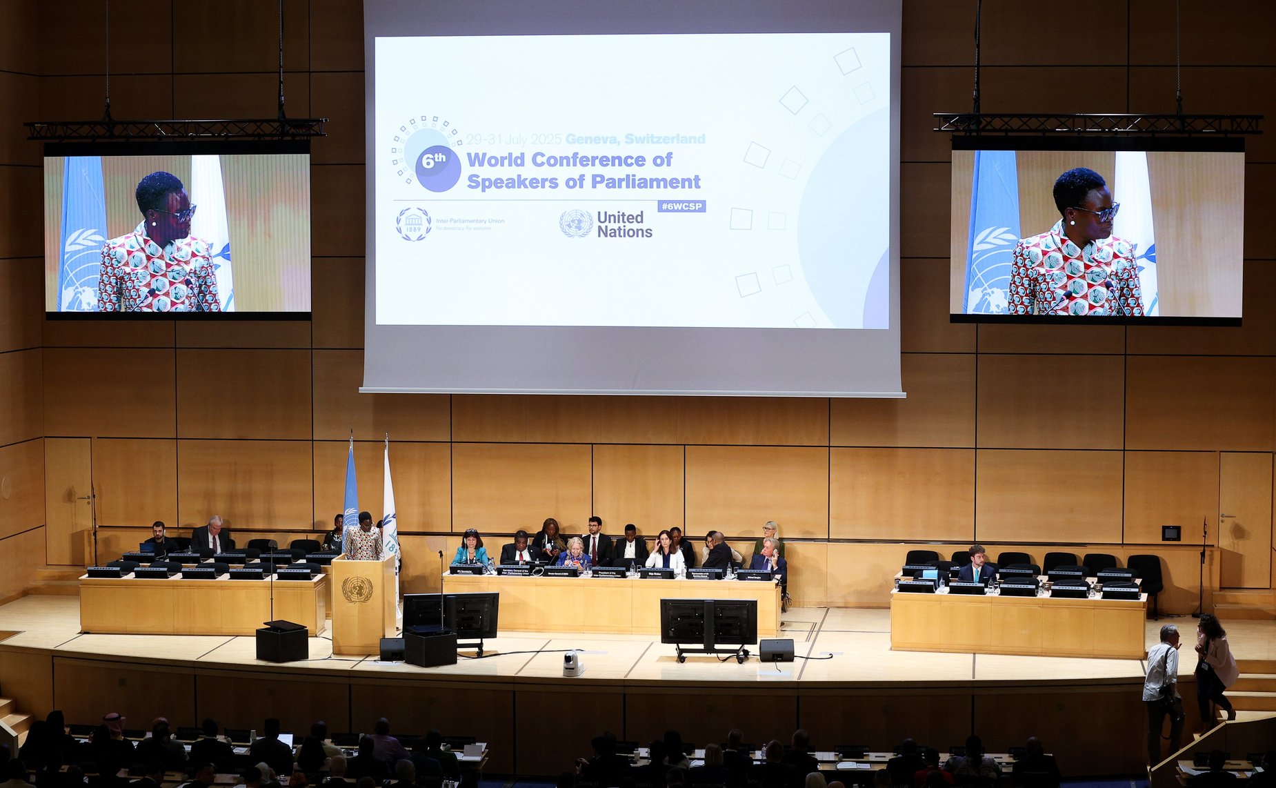 Церемония открытия шестой Всемирной конференции спикеров парламентов