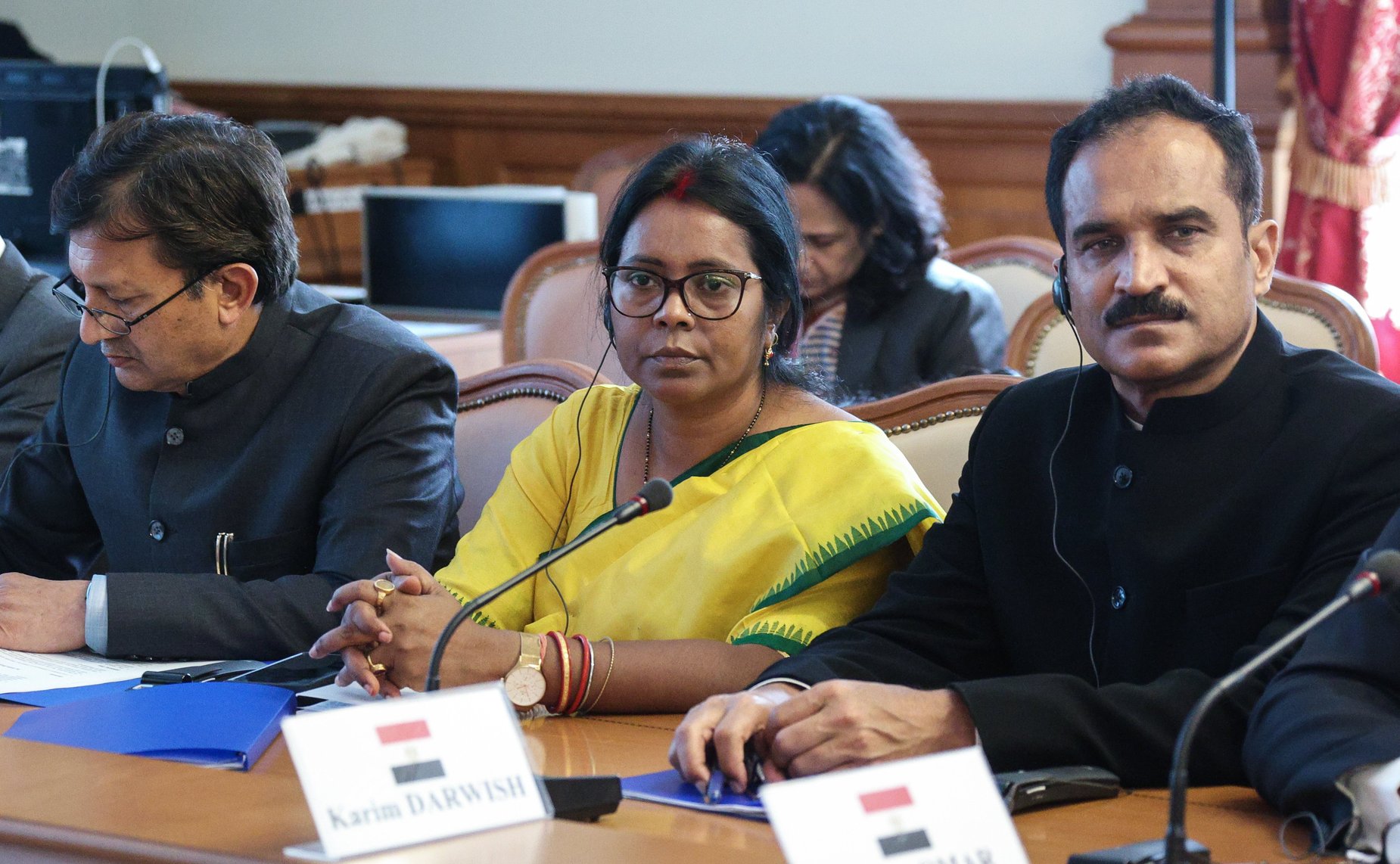 Встреча председателей комитетов по международным делам парламентов (палат парламентов) стран БРИКС с Министром иностранных дел Российской Федерации Сергеем Лавровым