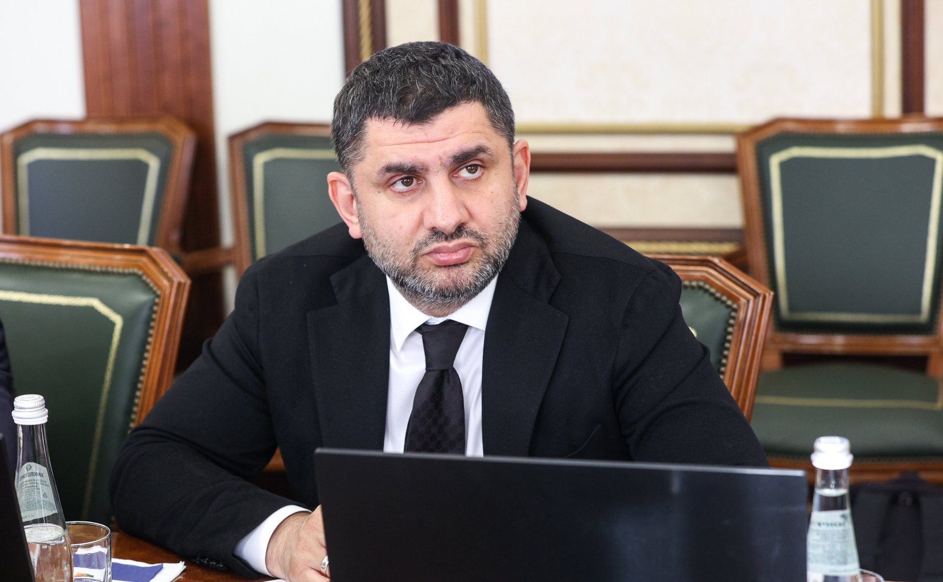 Встреча сенаторов РФ с депутатом Великого национального собрания Турции, председателем группы дружбы с Россией Великого национального собрания Турции Муратом Байбатуром