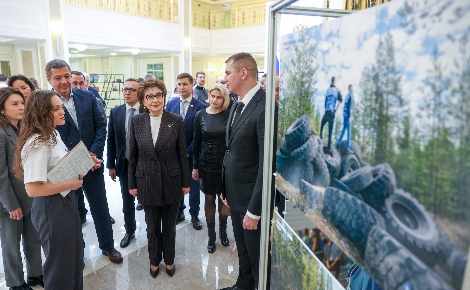 Открытие в Совете Федерации выставки федерального проекта «Чистая Арктика» и награждение лучших волонтеров и партнеров федерального проекта «Чистая Арктика»