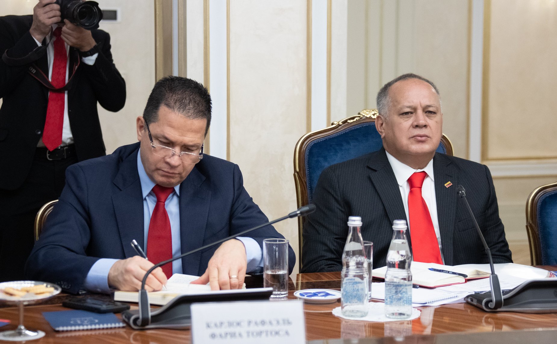 Встреча Константина Косачева с Председателем Национального учредительного собрания Боливарианской Республики Венесуэла Диосдадо Кабельо Рондоном