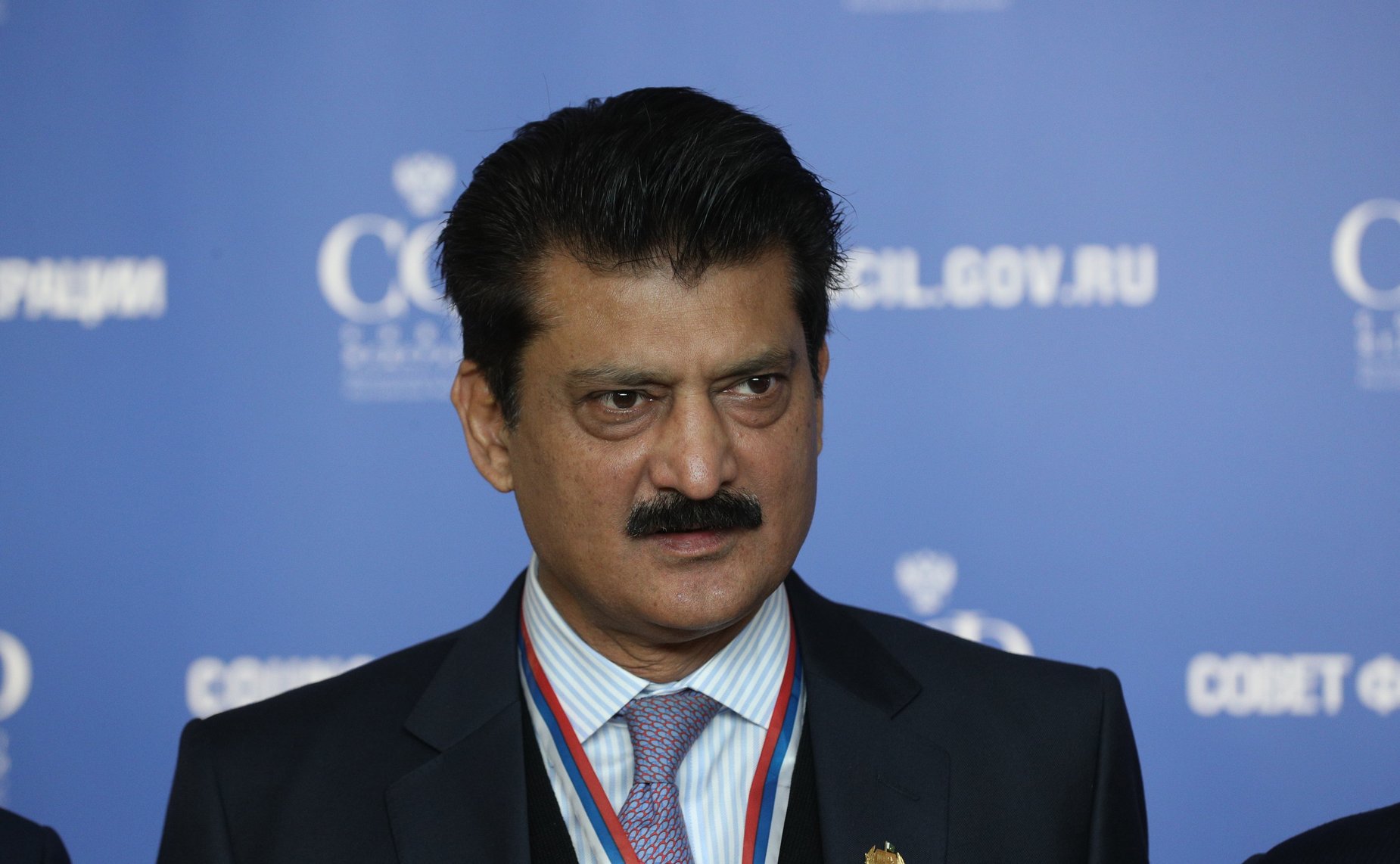 Встреча председателя Комитета СФ по международным делам Григория Карасина с лидером фракции «Движение за справедливость» в Сенате Исламской Республики Пакистан