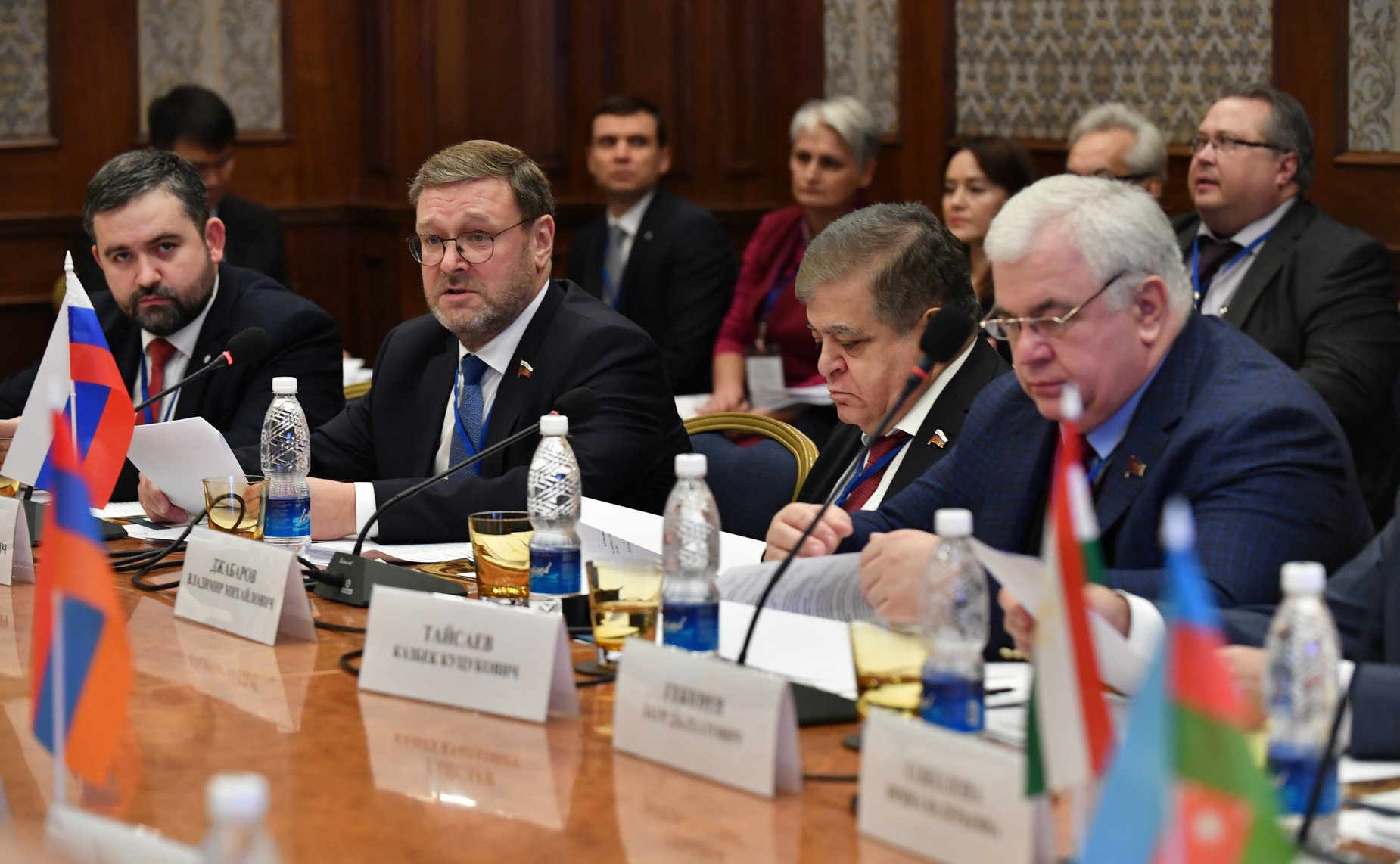 Заместитель Председателя Совета Федерации Константин Косачев провел заседание Комиссии Межпарламентской Ассамблеи государств-участников СНГ (МПА СНГ) по политическим вопросам и международному сотрудничеству