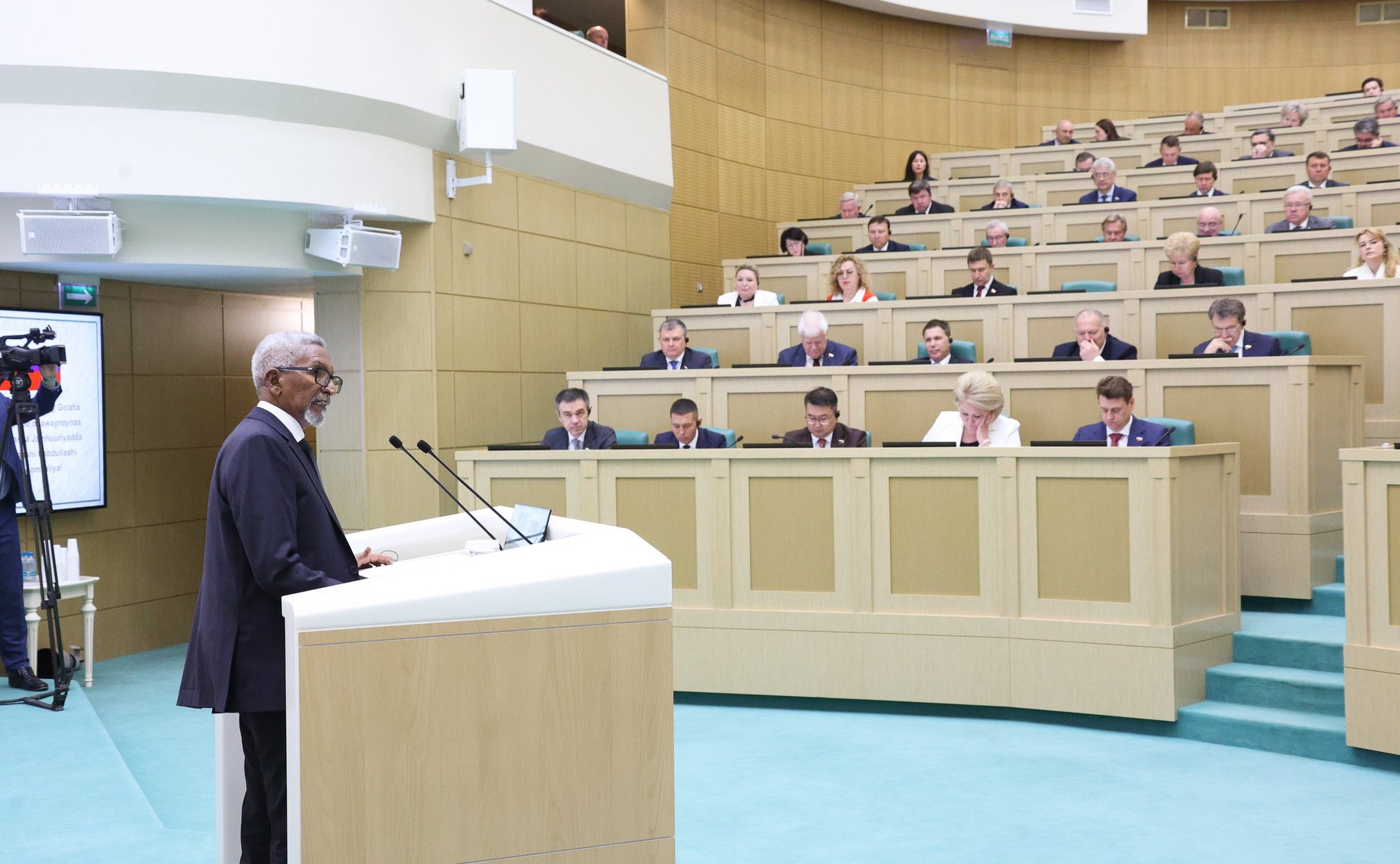 Председатель Сената Федерального парламента Федеративной Республики Сомали Абди Хаши Абдуллахи