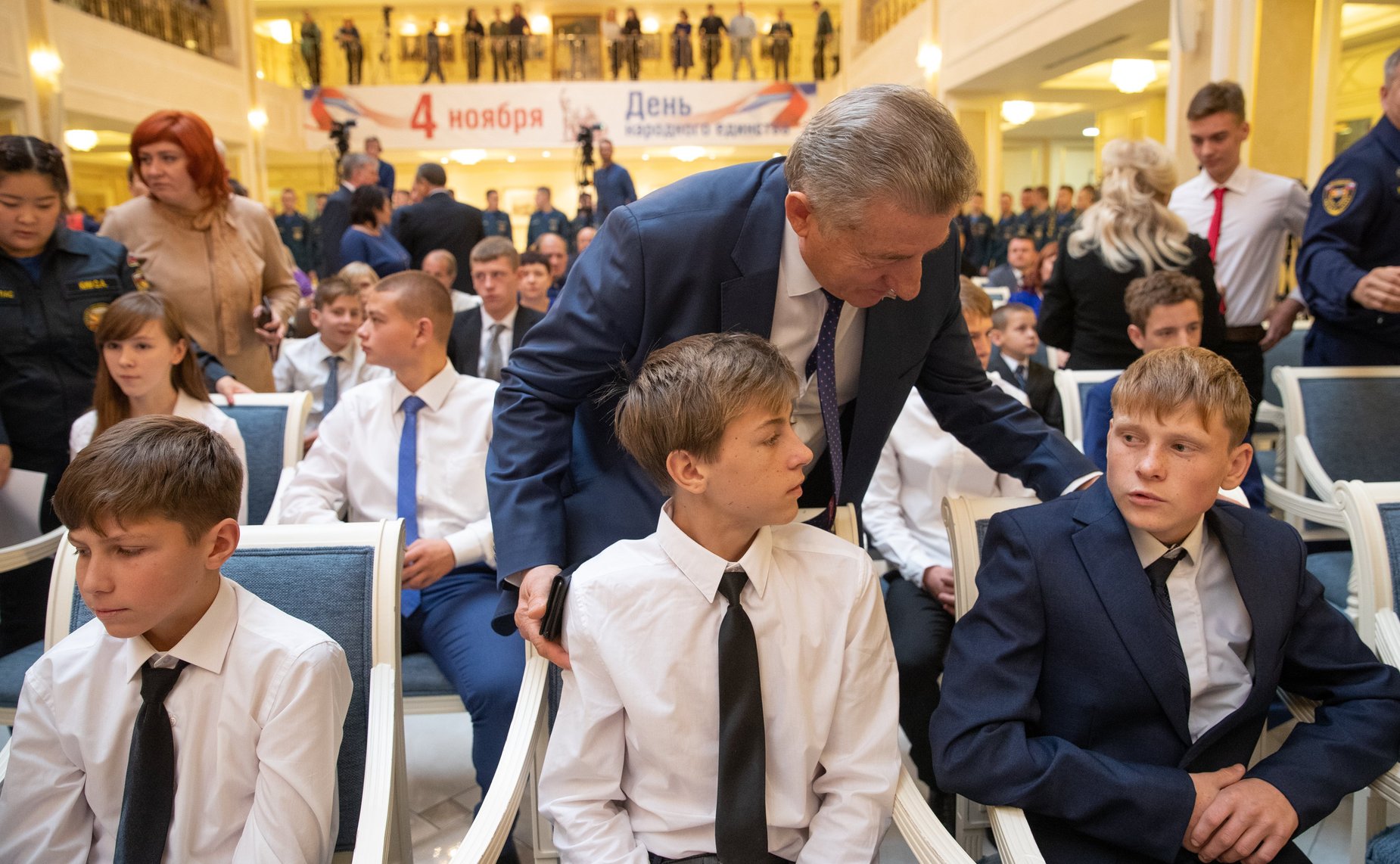 Торжественная церемония награждения детей и подростков, проявивших мужество в экстремальных ситуациях и спасших человеческие жизни