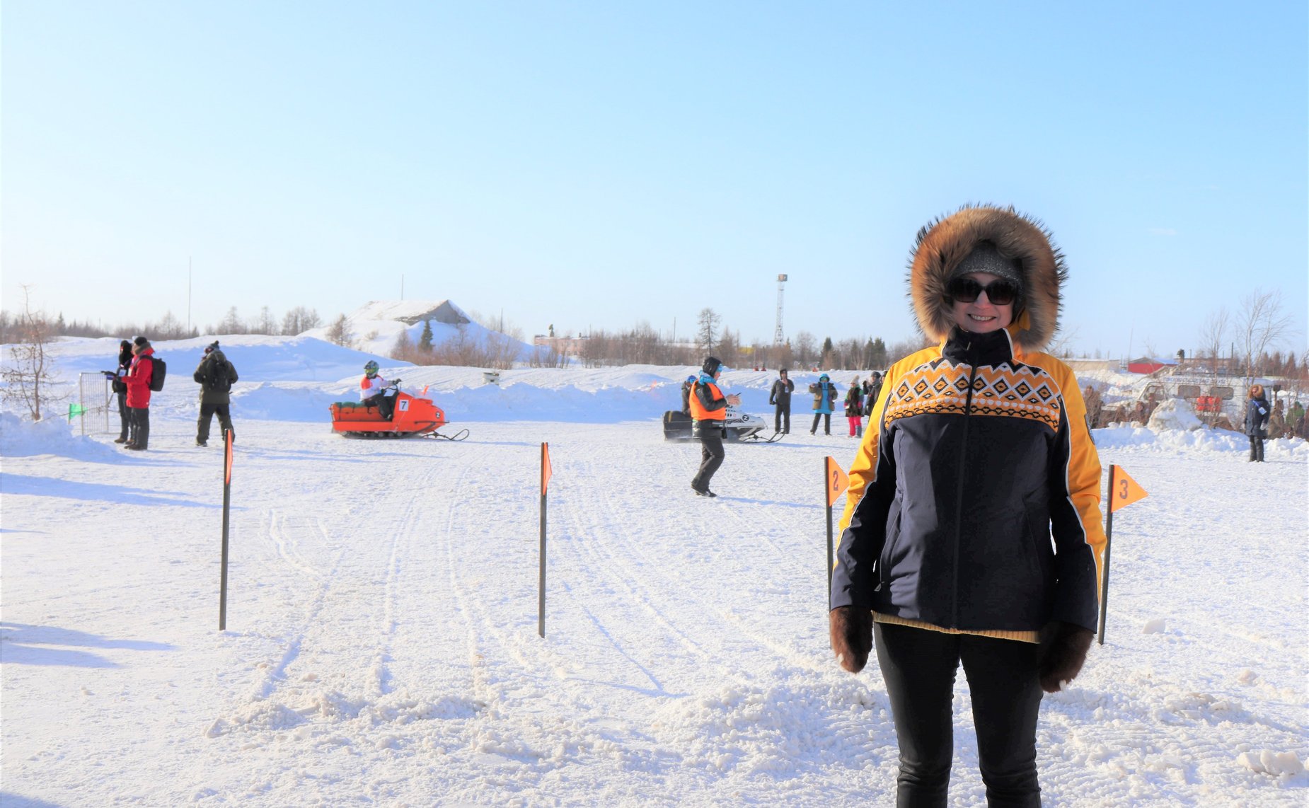 Римма Галушина в ходе поездки в регион приняла участие в традиционном окружном спортивном празднике «Буран- Дей»