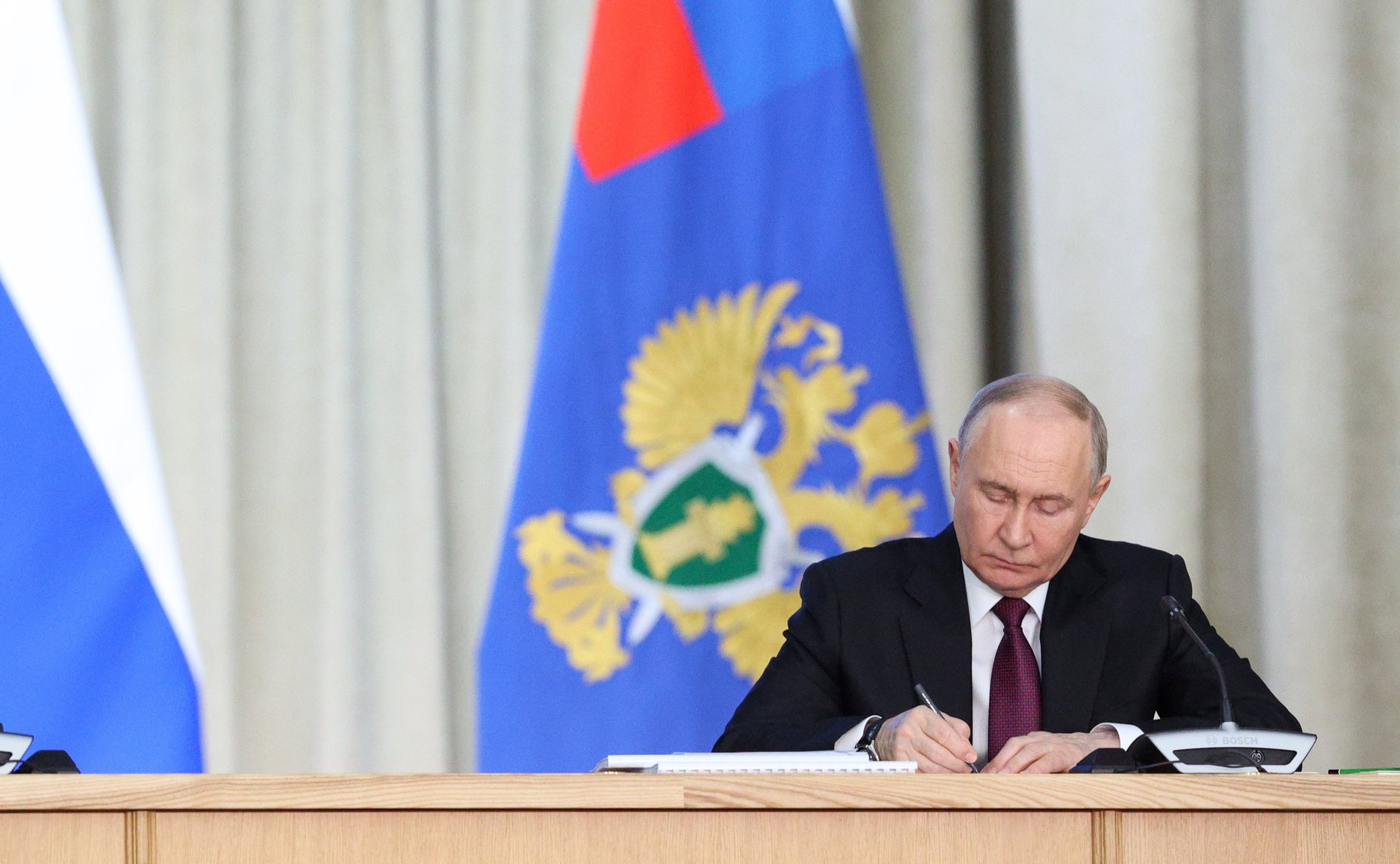 Президент России Владимир. Путин