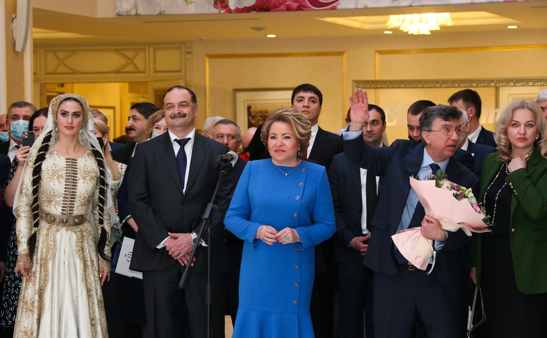 Выступление в Совете Федерации Государственного академического заслуженного ансамбля танца Дагестана «Лезгинка»