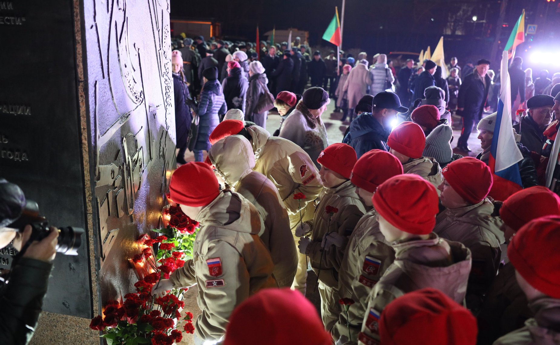 Баир Жамсуев и Сергей Михайлов приняли участие в торжественном открытии стелы «Чита – город трудовой доблести»