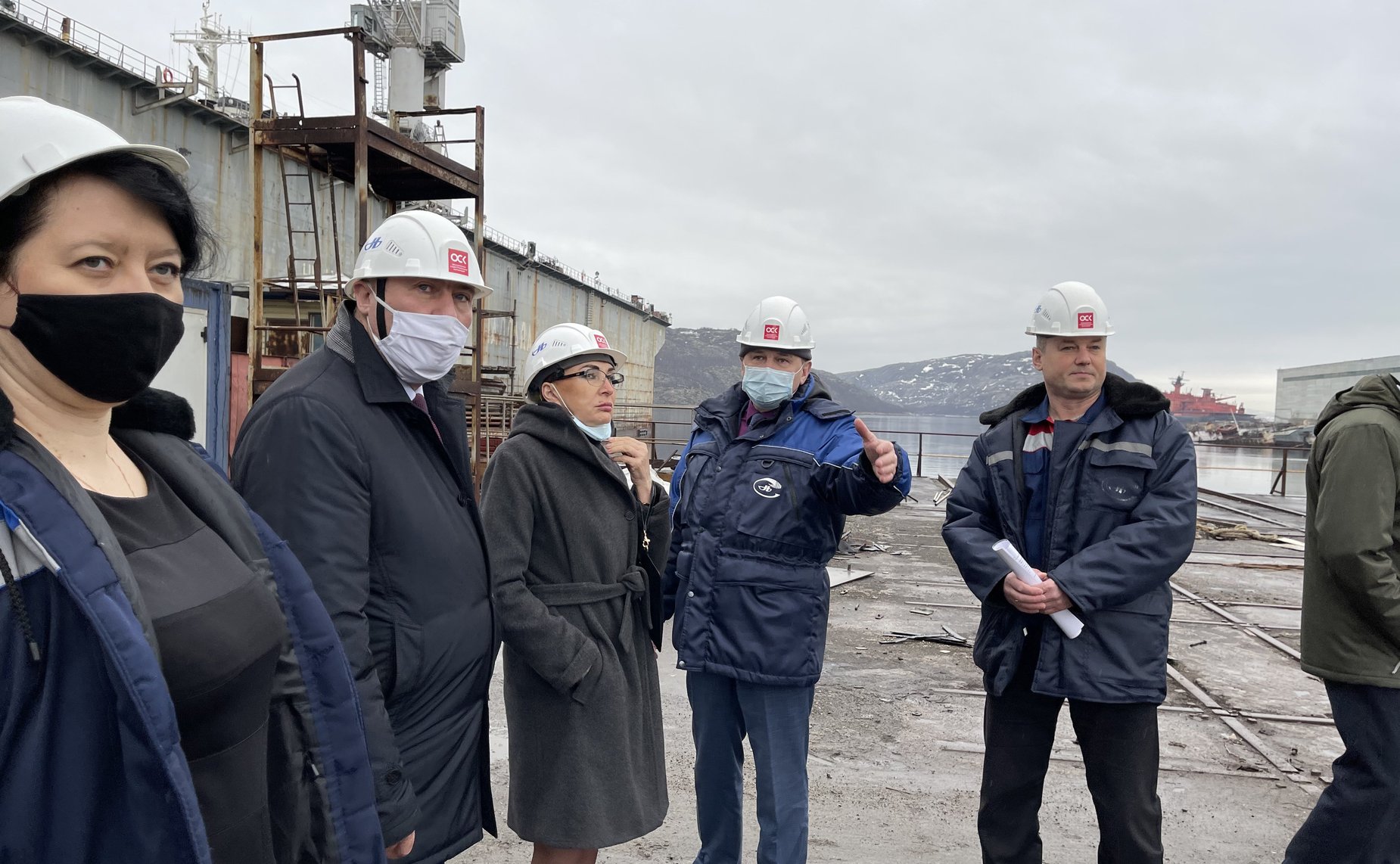 Татьяна Кусайко встретилась с работниками судоремонтного завода «Нерпа»