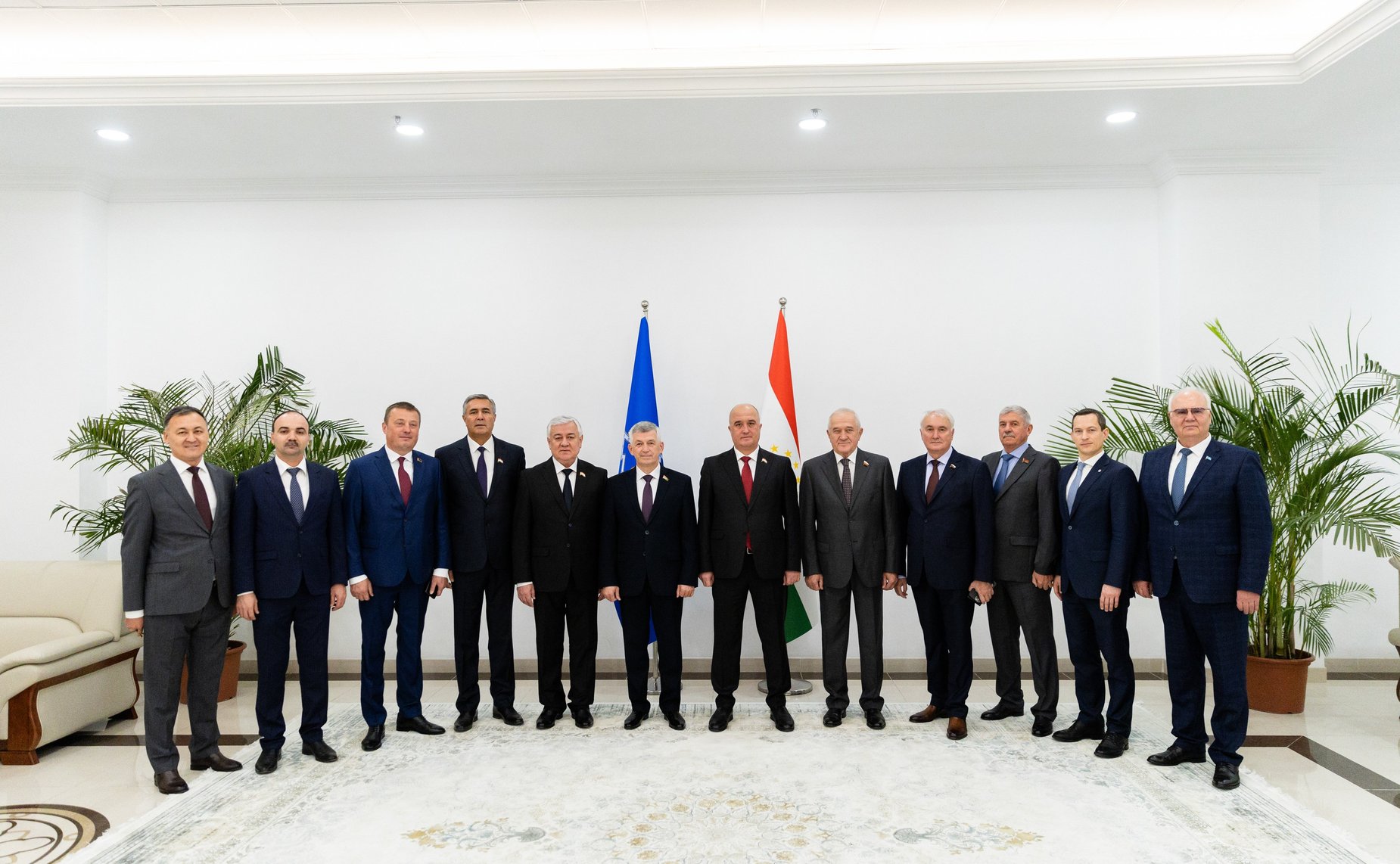 Встреча членов Координационного совещания с руководством Маджлиси намояндагон Маджлиси Оли Республики Таджикистан