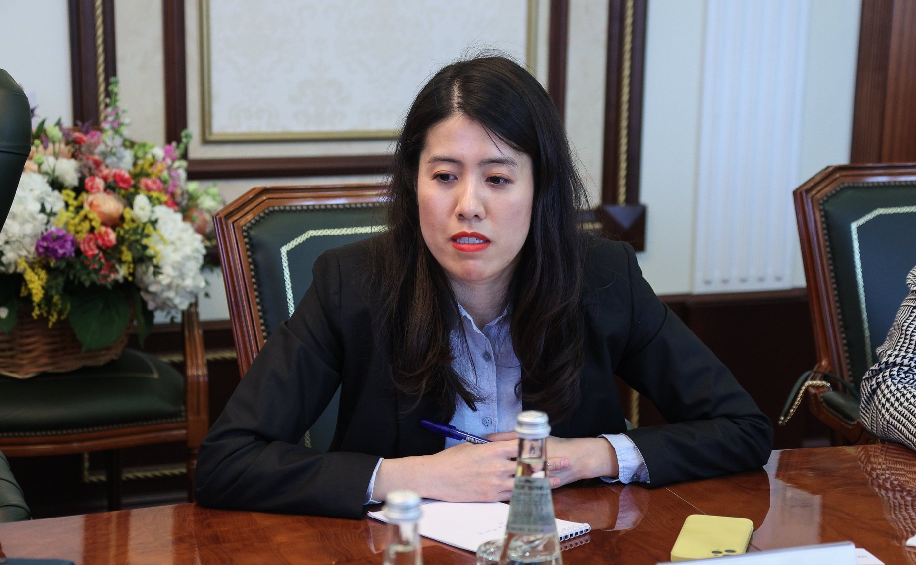 Встреча первого заместителя Председателя СФ Андрея Яцкина с Чрезвычайным и Полномочным Послом Социалистической Республики Вьетнам в Российской Федерации