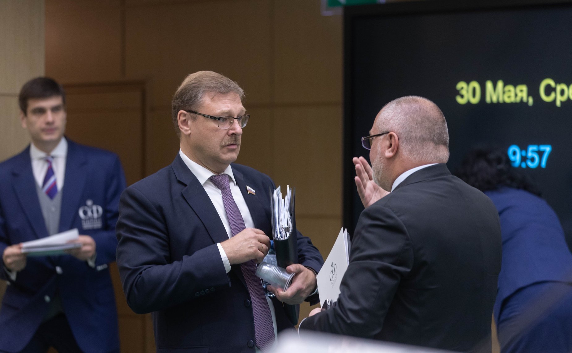 К. Косачев и А. Клишас