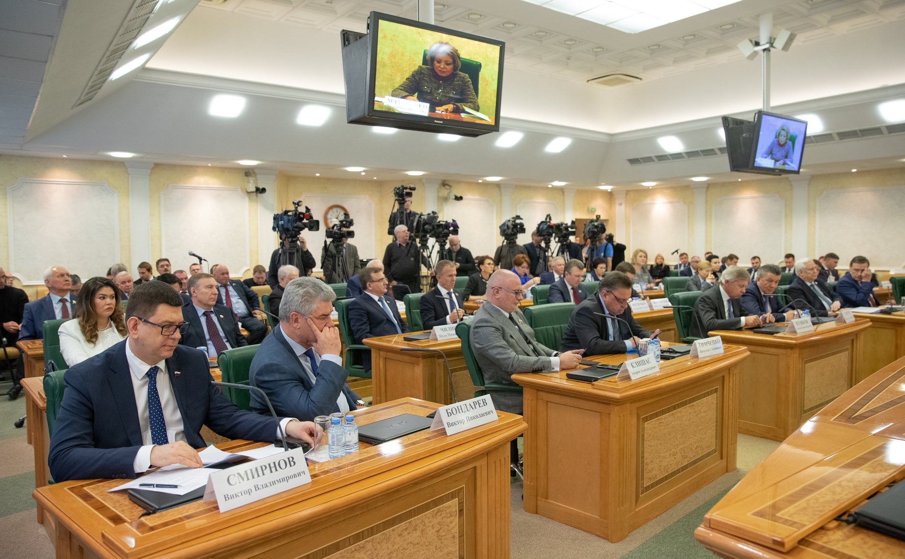 Встреча членов СФ с Министром цифрового развития, связи и массовых коммуникаций РФ Константином Носковым