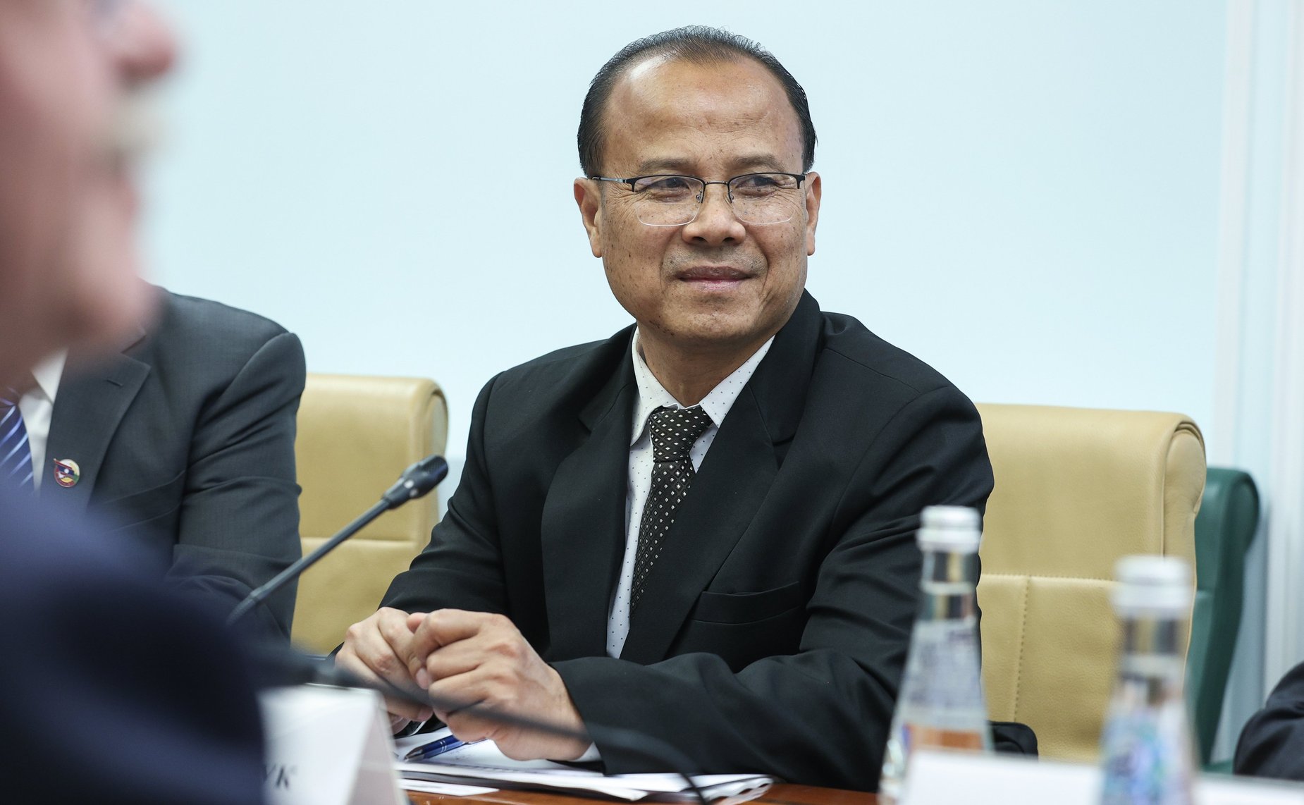 Совместное заседание группы по сотрудничеству СФ с Национальным Собранием Лаосской Народно-Демократической Республики и группы дружбы «Лаос-Россия» в Национальном Собрании Лаосской Народно-Демократической Республики