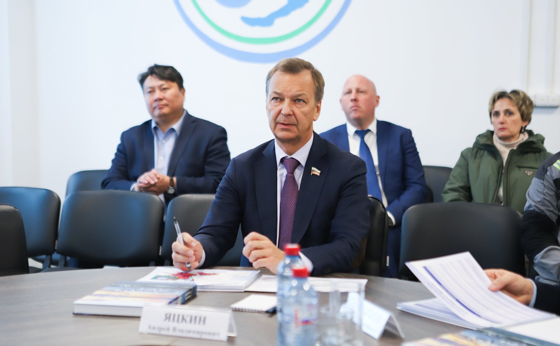 Сенаторы посетили канализационно – очистных сооружений (КОС) правого берега Ангары и приняли участие в совещании