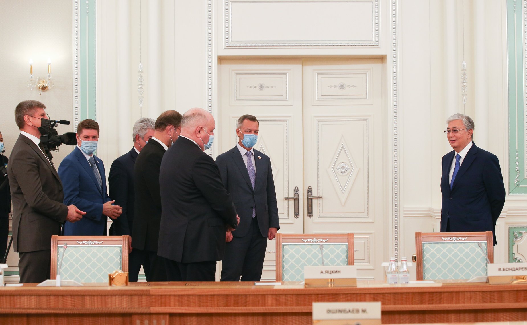 Встреча Председателя СФ Валентины Матвиенко с Президентом Республики Казахстан Касым-Жомартом Токаевым