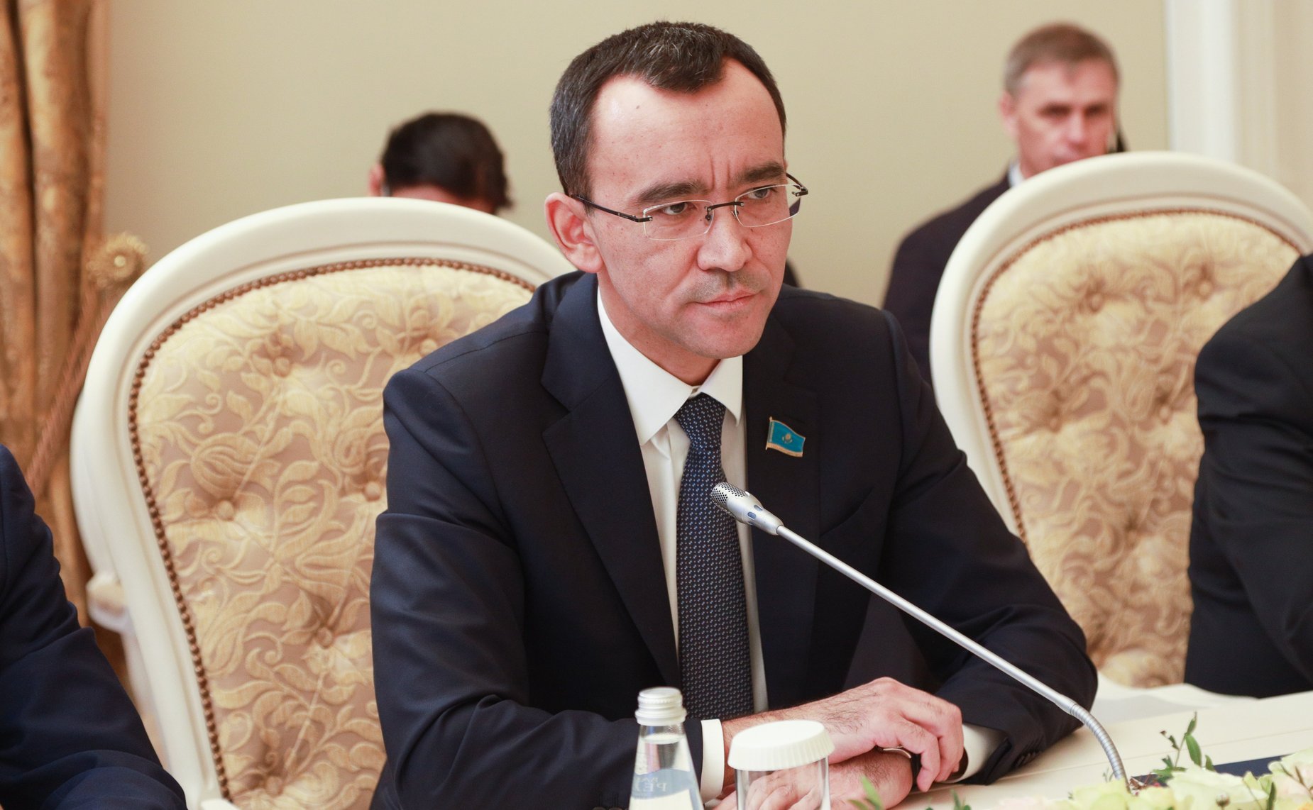 Председатель Совета Федерации, Председатель Межпарламентской Ассамблеи государств-участников СНГ (МПА СНГ) Валентина Матвиенко провела встречу с Председателем Сената Парламента Республики Казахстан Мауленом Ашимбаевым