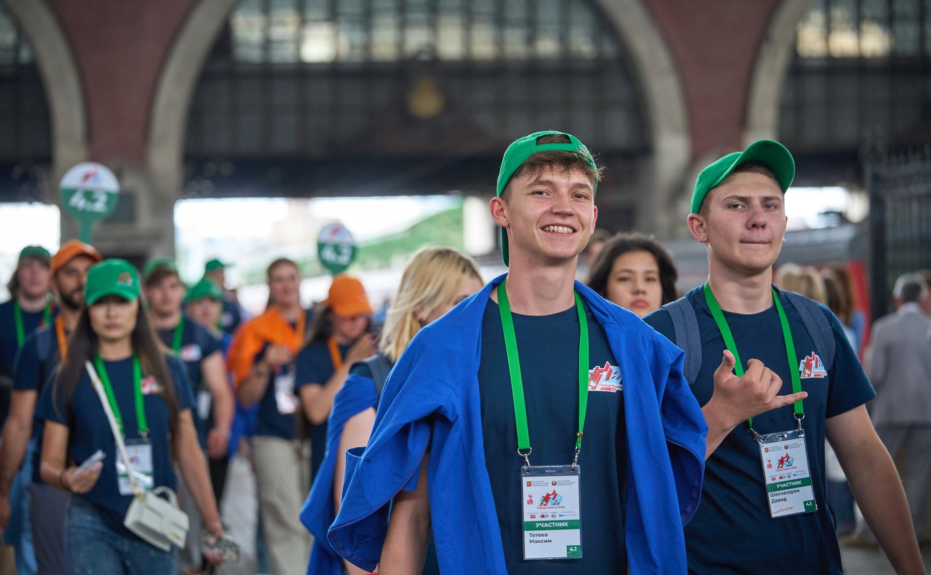 Участники «Поезда Памяти» прибыли в город-герой Москву (фото Фонд «Культурное пространство»)