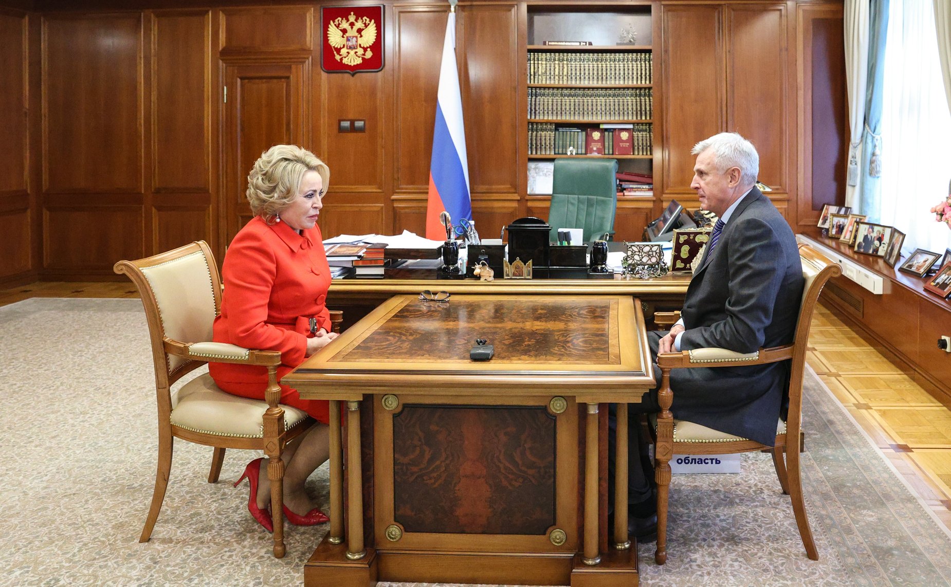 Валентина Матвиенко провела встречу с губернатором Магаданской области Сергеем Носовым