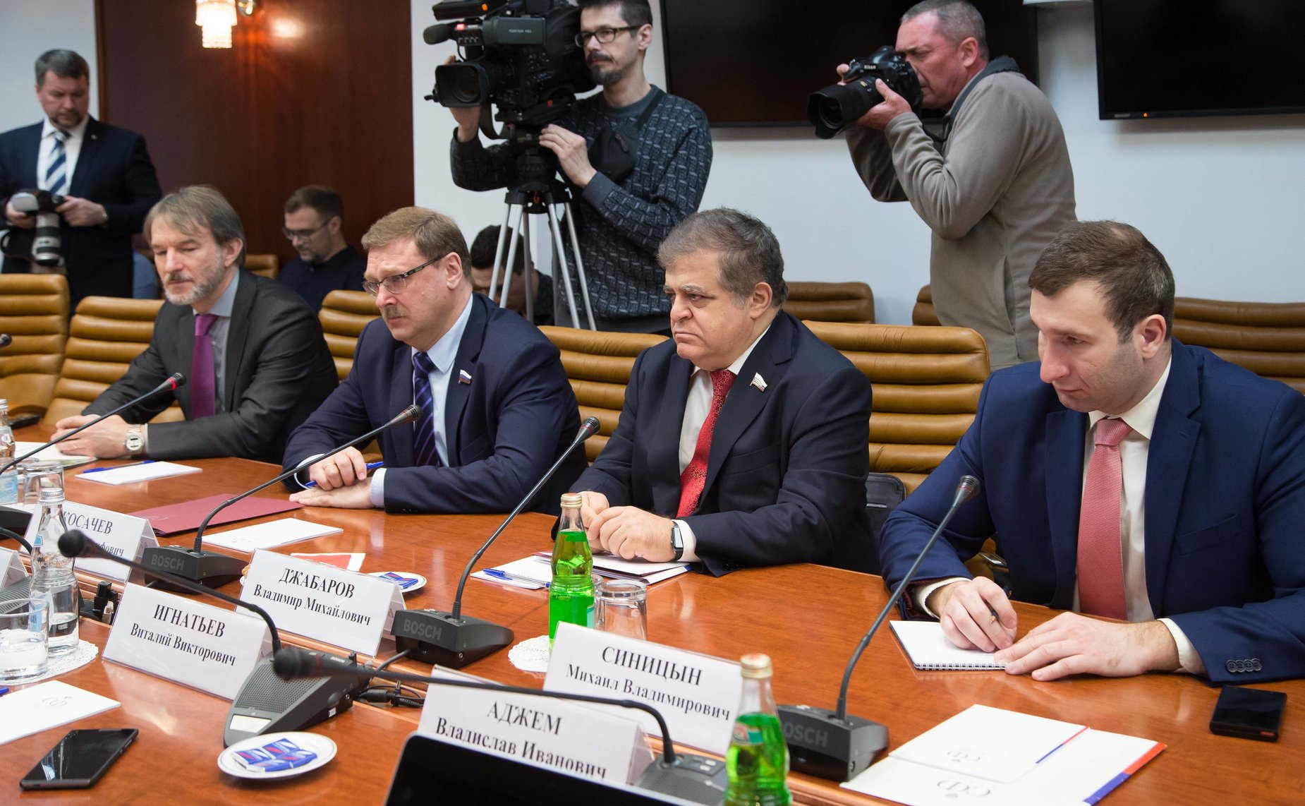 Встреча Константина Косачева с делегацией Приднестровской Молдавской Республики во главе с Президентом Вадимом Красносельским