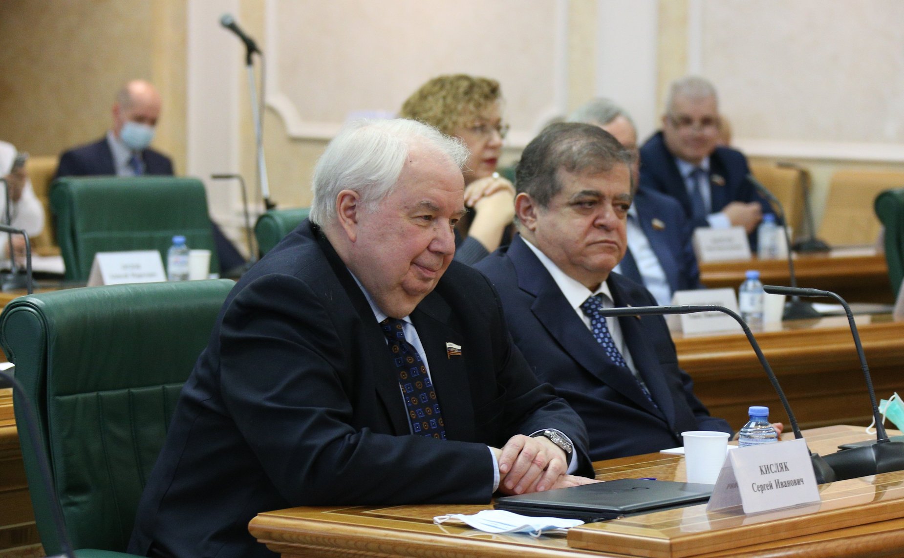 Расширенное заседание Комитета СФ по международным делам с участием членов Комитета СФ по обороне и безопасности и Чрезвычайного и Полномочного Посла Российской Федерации в США Анатолия Антонова