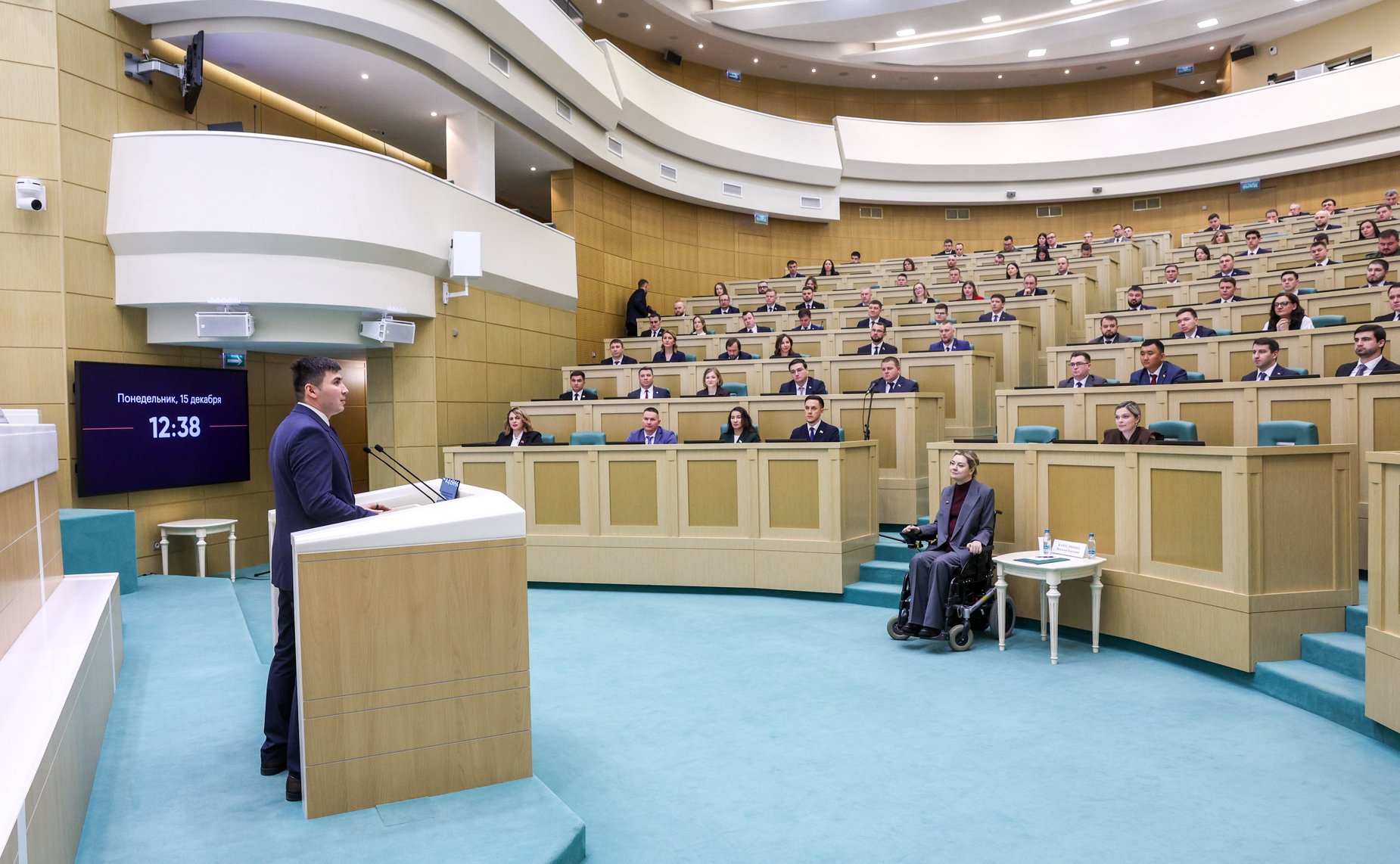 Заседание Палаты молодых законодателей при Совете Федерации