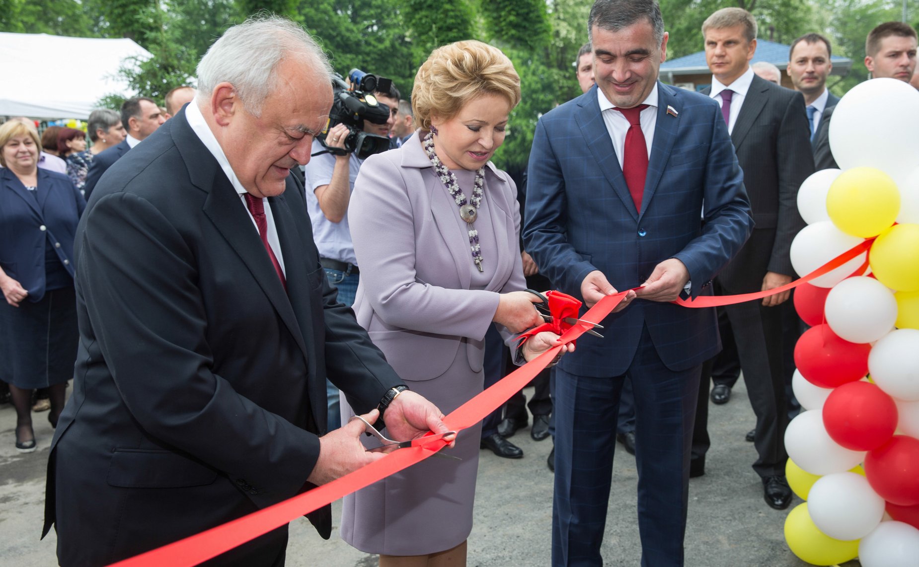 В. Матвиенко в Осетии