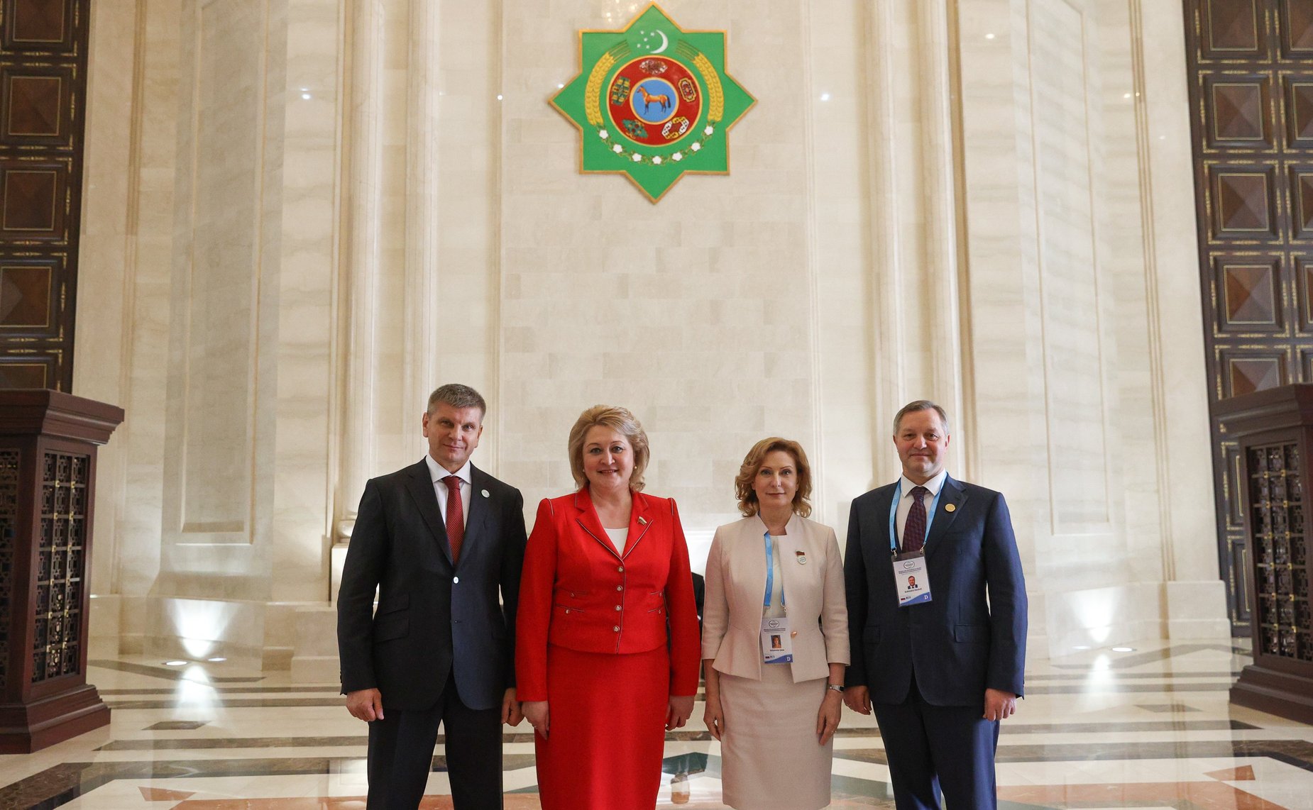 Встреча Председателя Совета Федерации Валентины Матвиенко с Председателем Меджлиса Милли Генгеша Туркменистана Гульшат Маммедовой