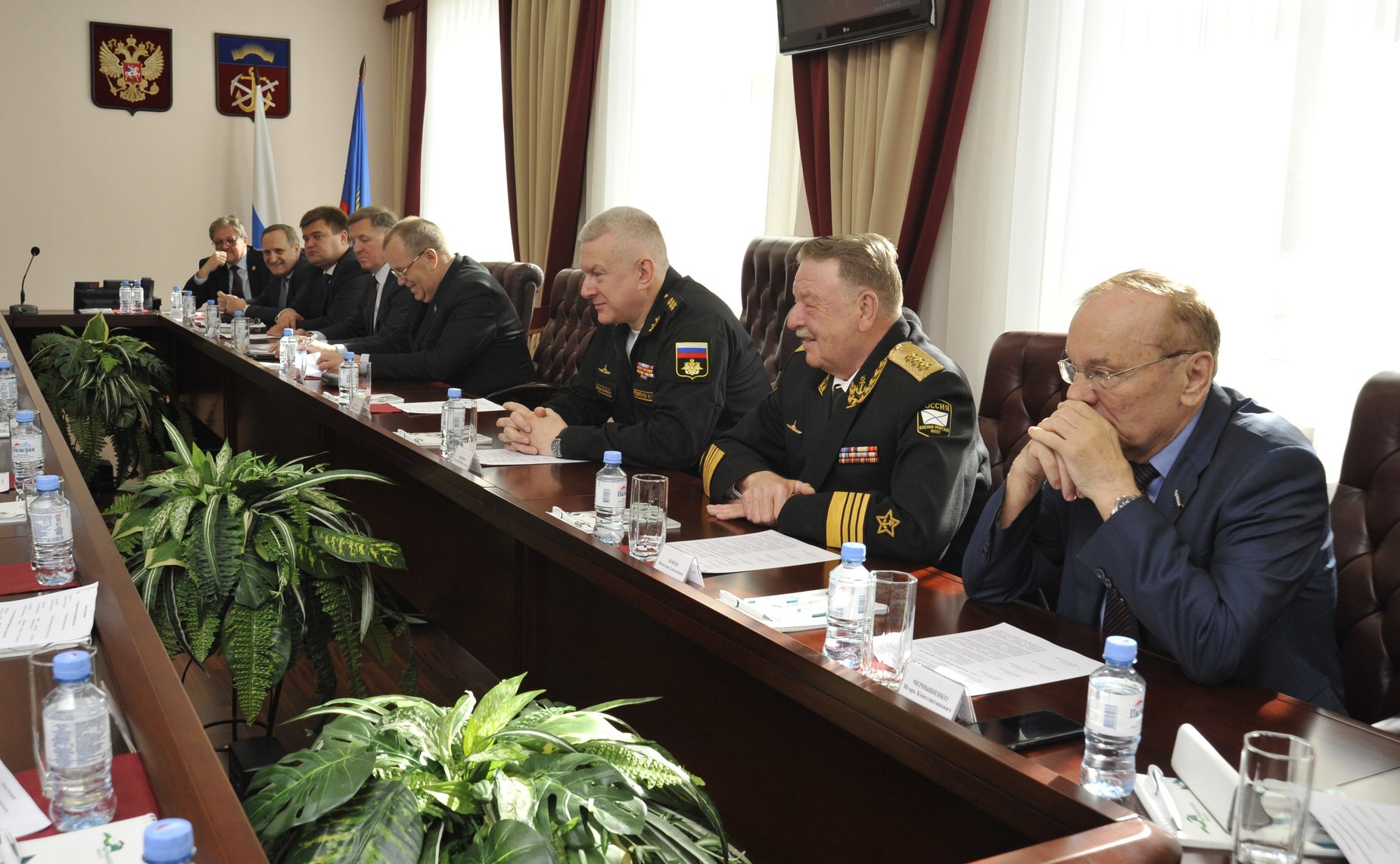 Выездное заседание Комитета СФ по обороне и безопасности в Гаджиево (Мурманская область)