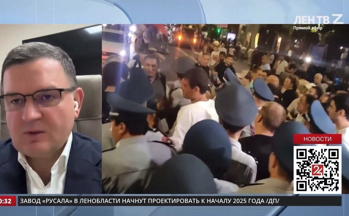 Сергей Перминов ответил на вопросы регионального телевидения «ЛенТВ24» о массовых протестных выступлениях в Армении с требованиями отставки премьер-министра республики