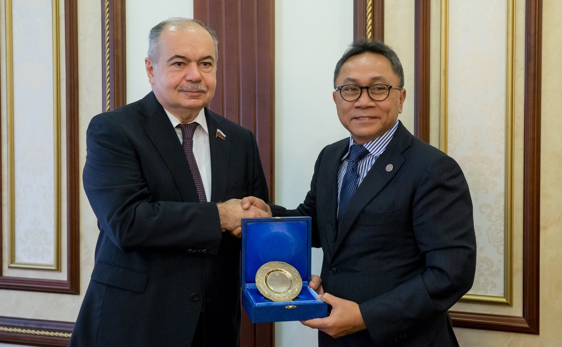 Встреча И. Умаханова с Председателем Народного консультативного конгресса Индонезии З. Хасаном