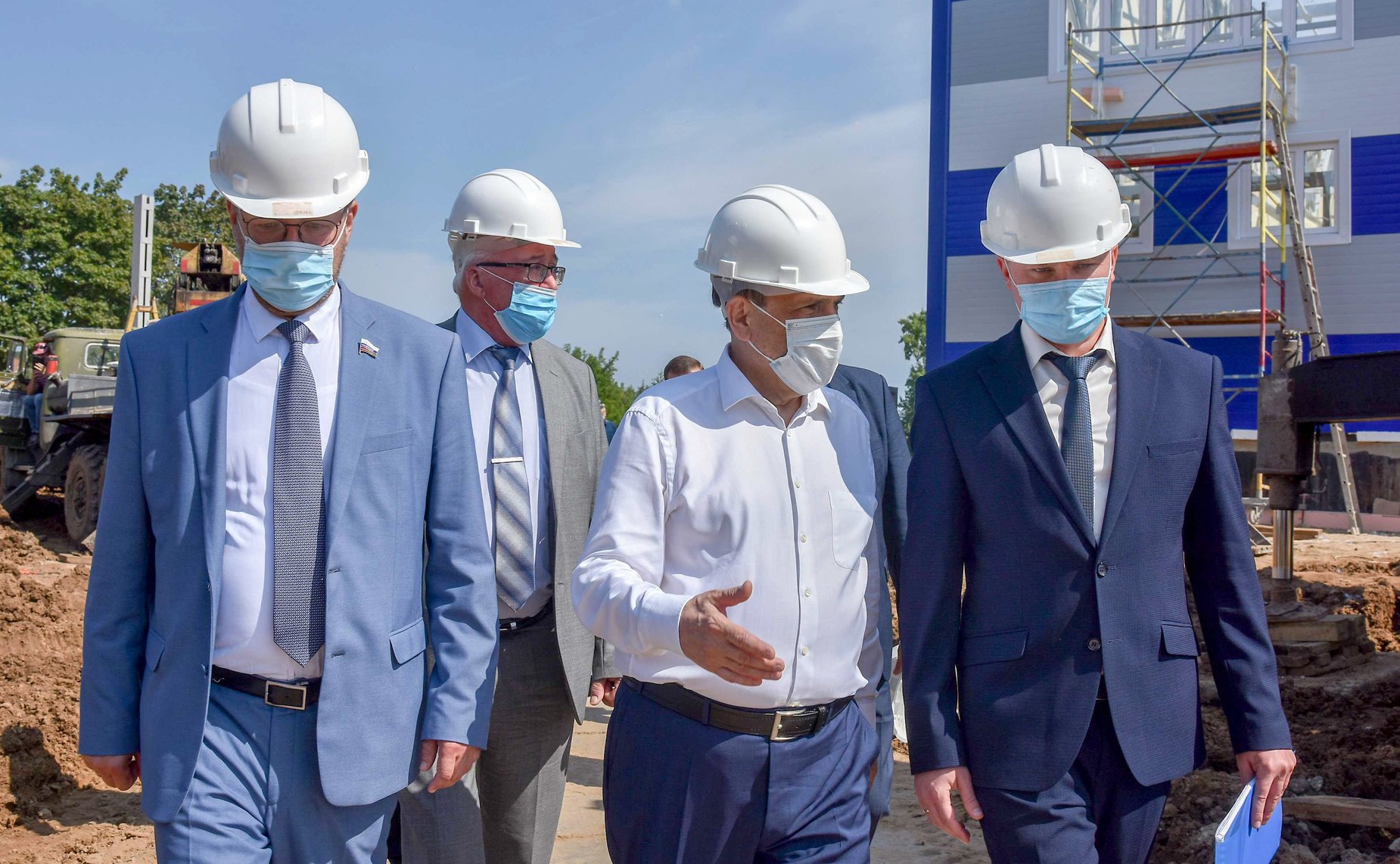 Константин Косачев и Александр Евстифеев осмотрели инфраструктурные объекты в г. Козьмодемьянске