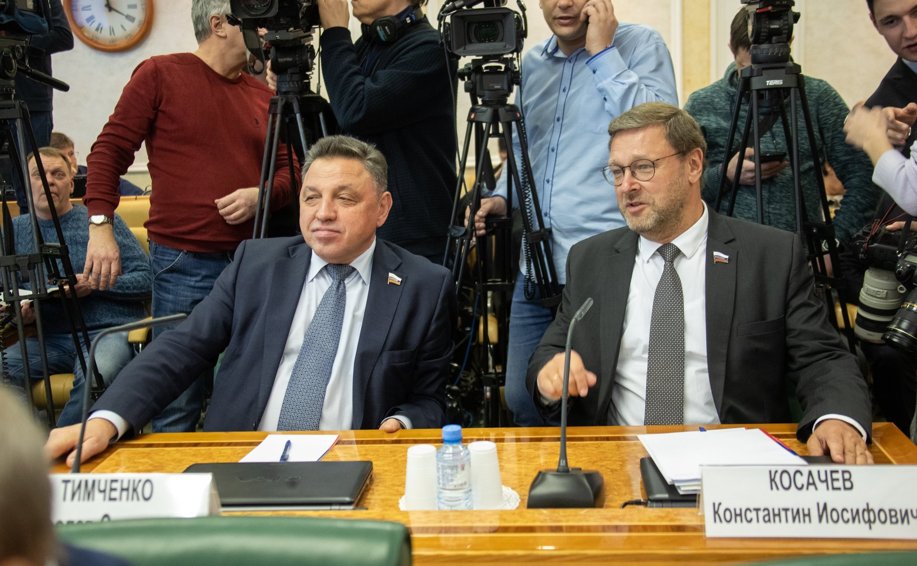 Вячеслав Тимченко и Константин Косачев