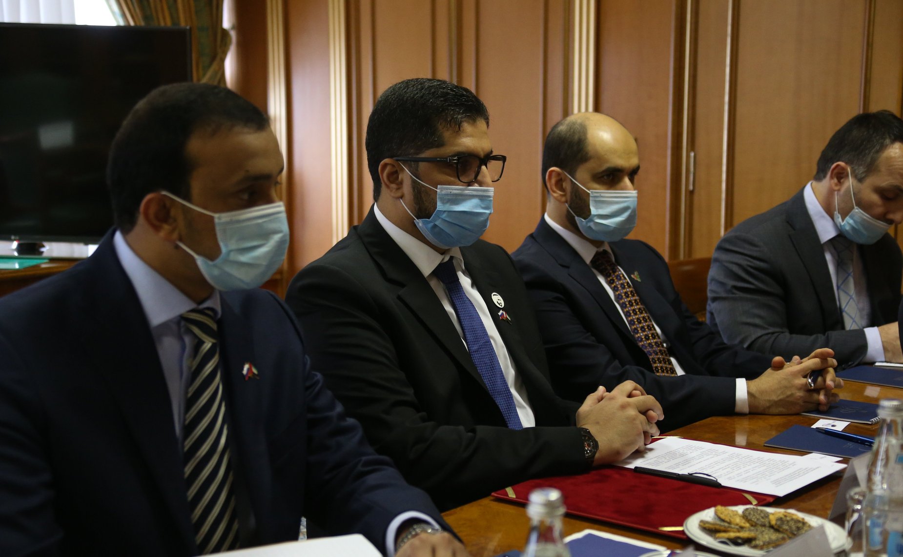 Встреча И. Умаханова с Чрезвычайным и Полномочным Послом Объединенных Арабских Эмиратов в РФ Мухаммедом Аль-Джабером