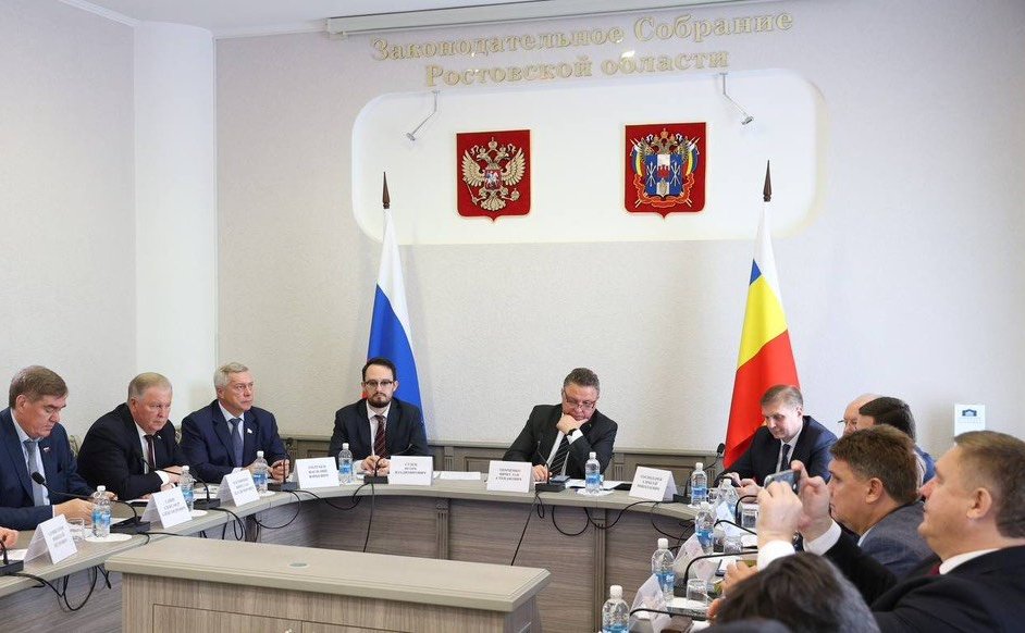 Василий Голубев в ходе работы в Ростовской области вместе с Вячеславом Тимченко провели ряд встреч с представителями органов публичной власти и предпринимательским сообществом региона