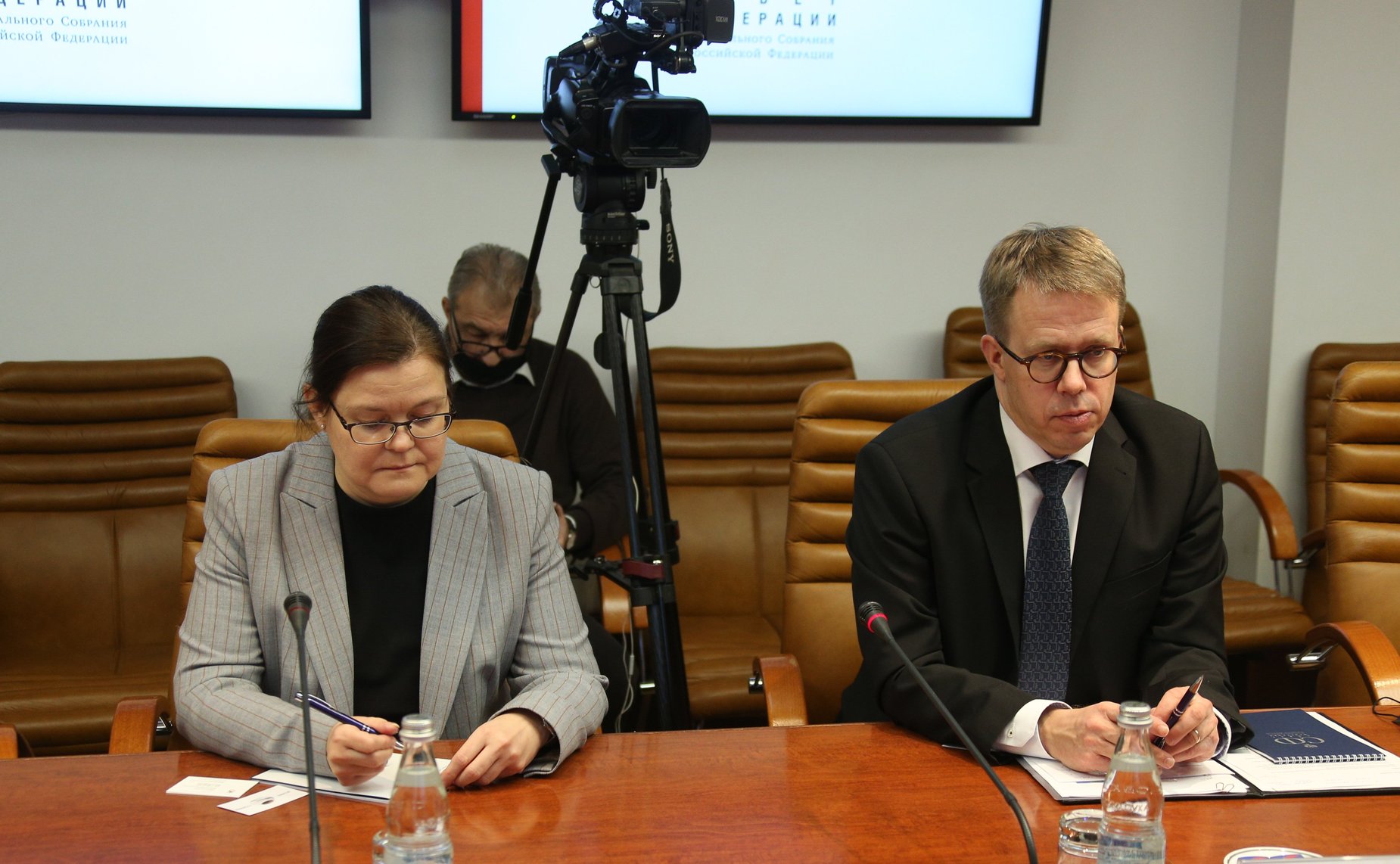 Встреча Петра Тултаева с Чрезвычайным и Полномочным Послом Финляндской Республики в РФ Антти Хелантеря